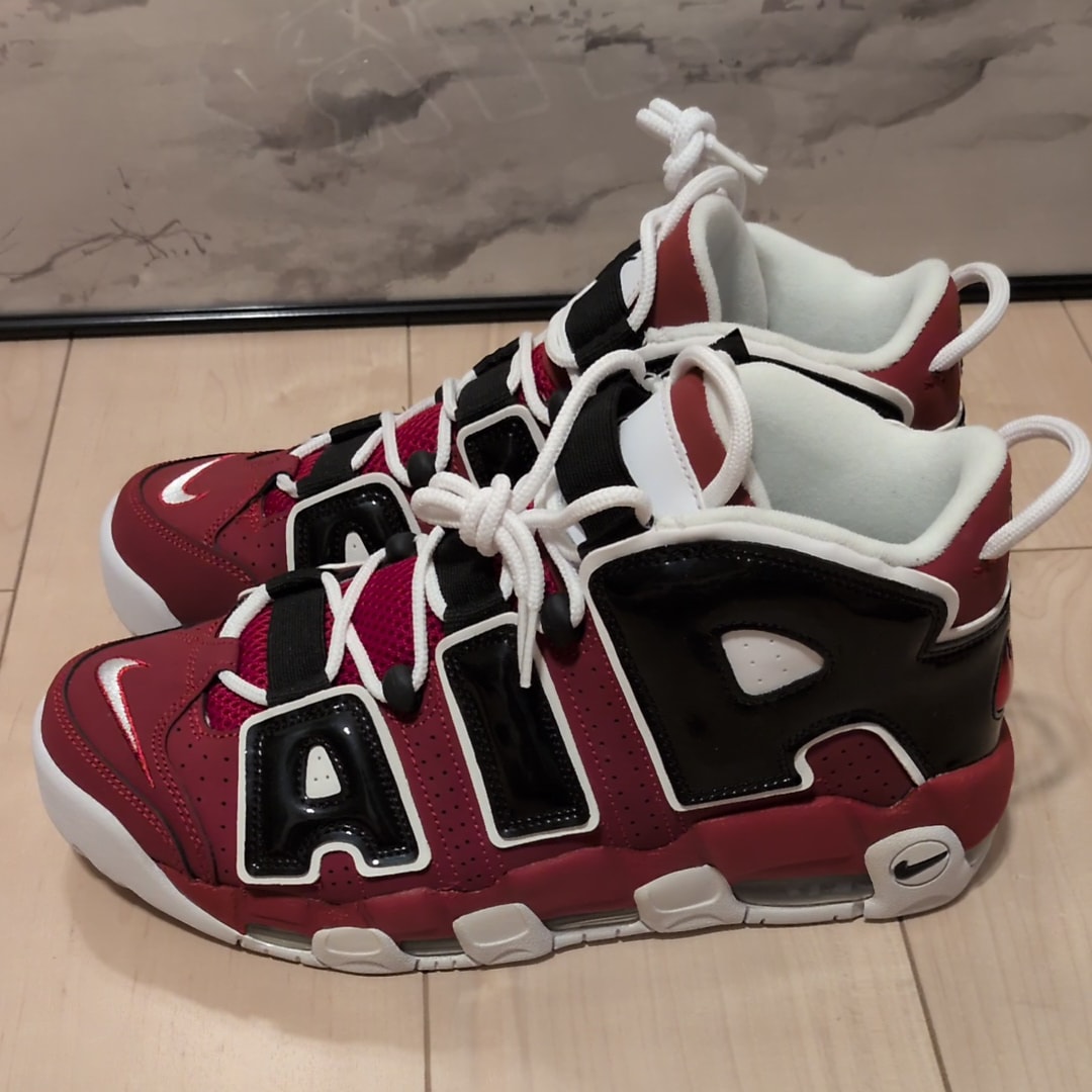 Nike Air More Uptempo ’96 "Black and Varsity Red" (2021) 