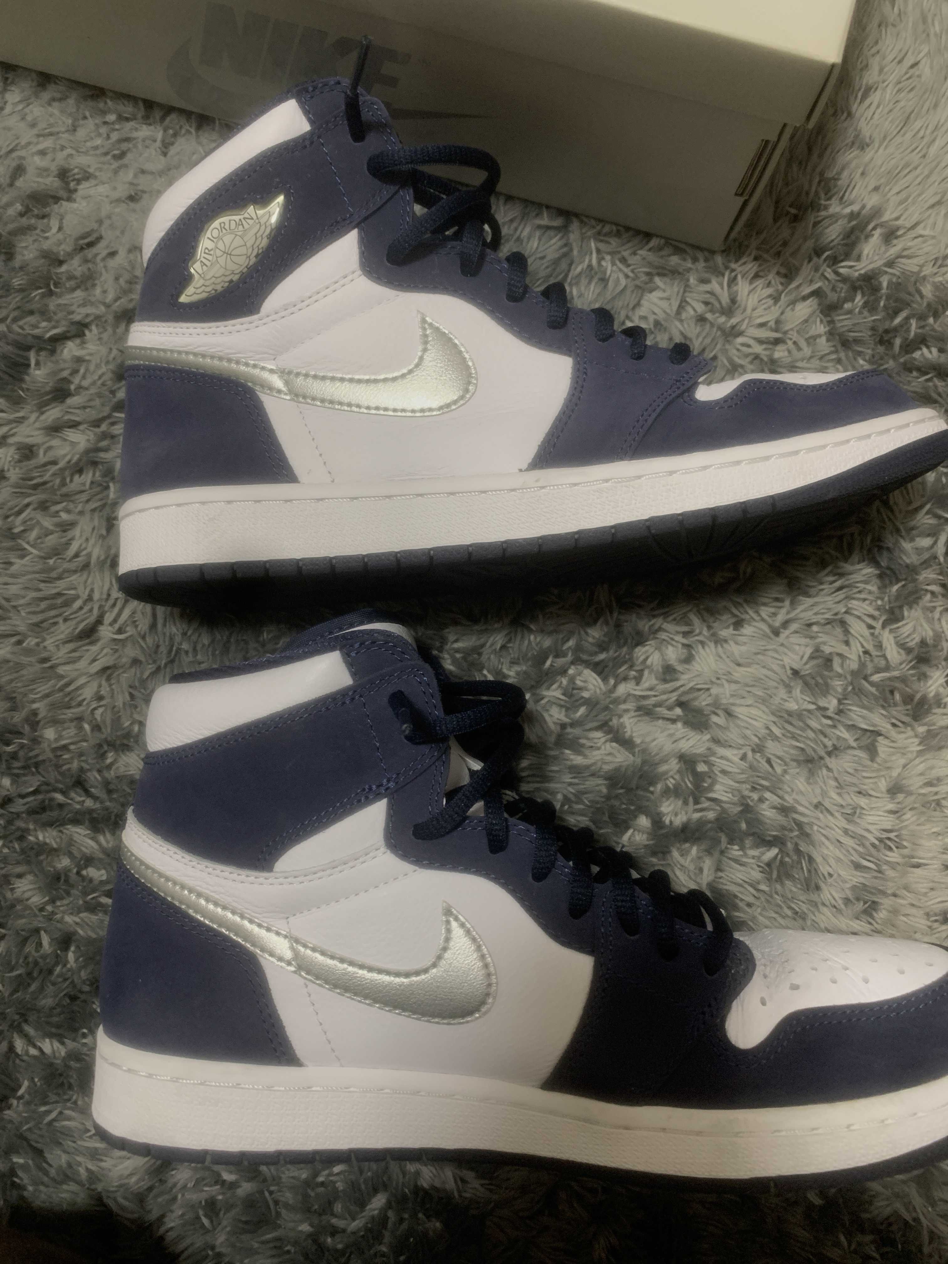 Nike Air Jordan 1 High OG CO.JP "White/Midnight Navy" (2020)(ブリーフケースなし)