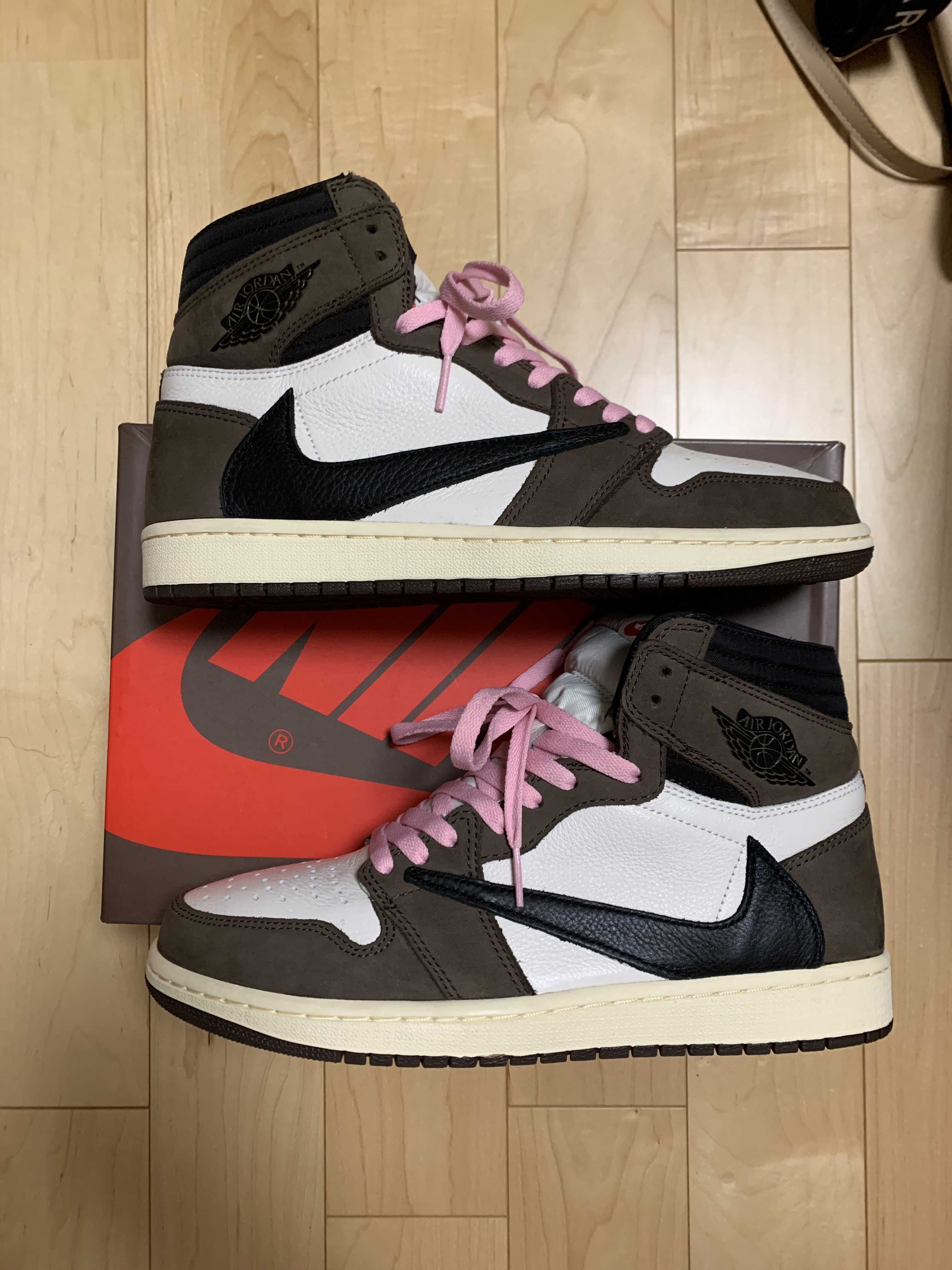 Travis Scott × Nike Air Jordan 1 Retro High OG TS SP "Sail/Dark Mocha"