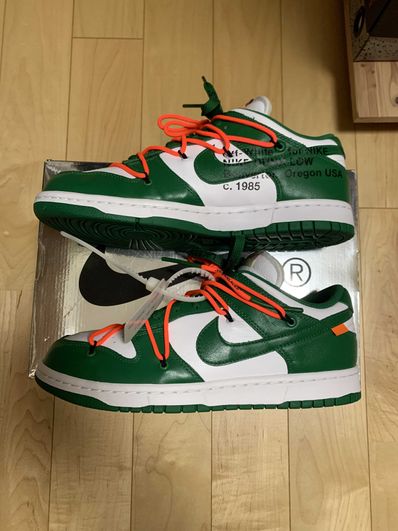 OFF-WHITE × NIKE DUNK LOW WHITE / PINE-GREENを買うならスニーカーダンク OFF-WHITE × NIKE DUNK LOW WHITE / PINE-GREENを買うならスニーカーダンク