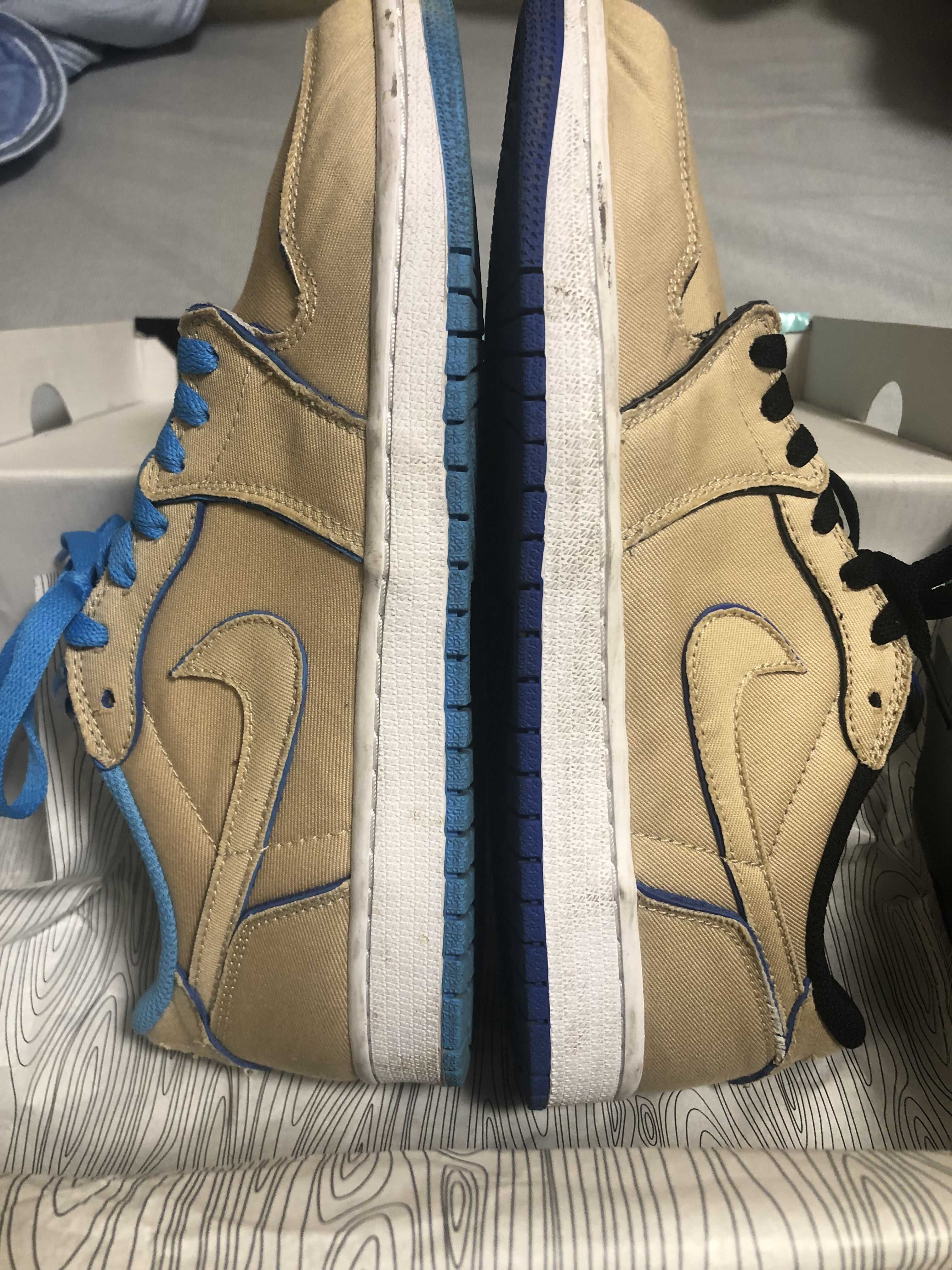 Nike SB Air Jordan 1 Low "Desert Ore/Royal Blue" 