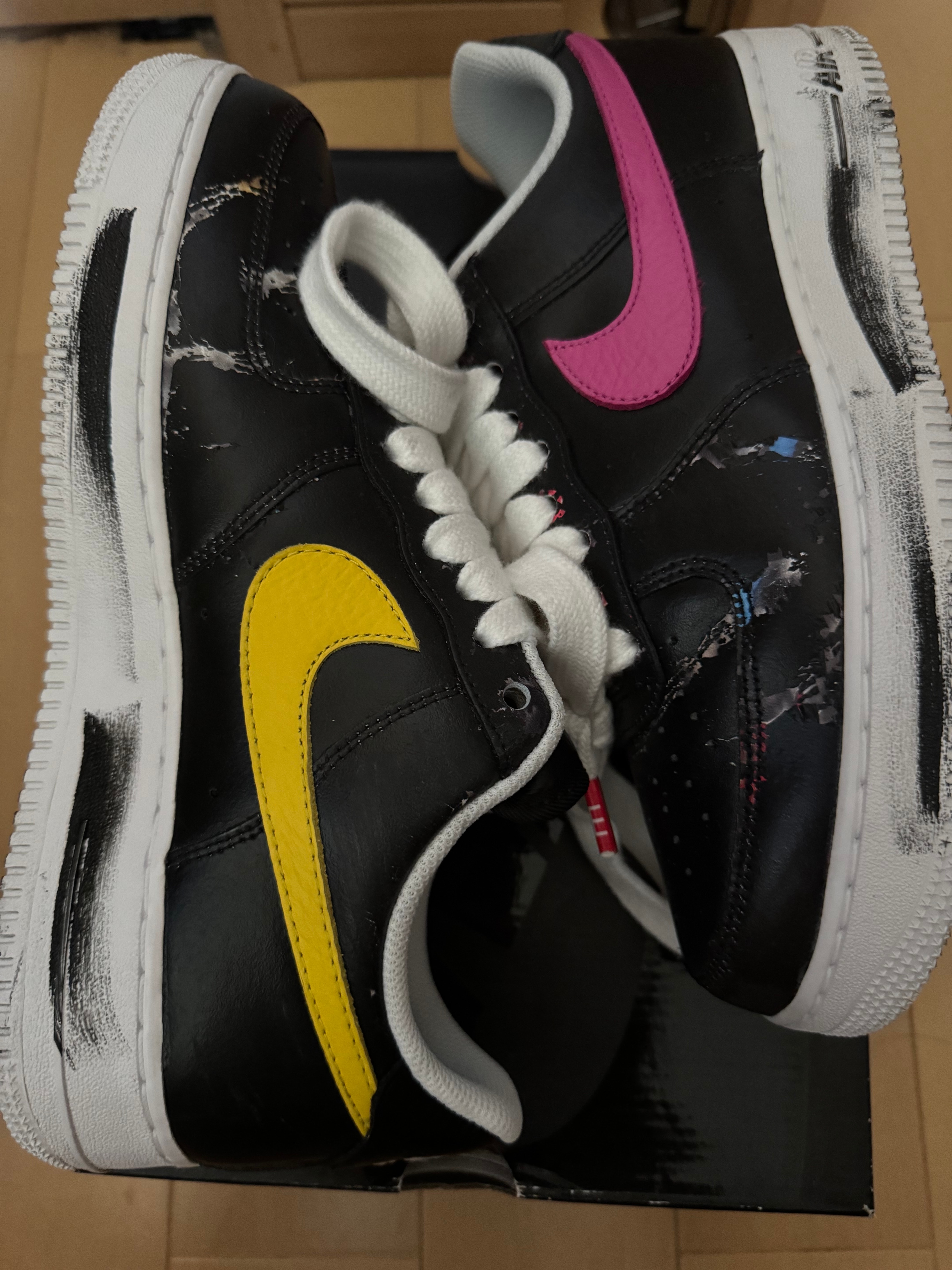 PEACEMINUSONE × Nike Air Force 1 Low '07 Para-Noise 3.0 "Black and Multi-Color" / G-DRAGON