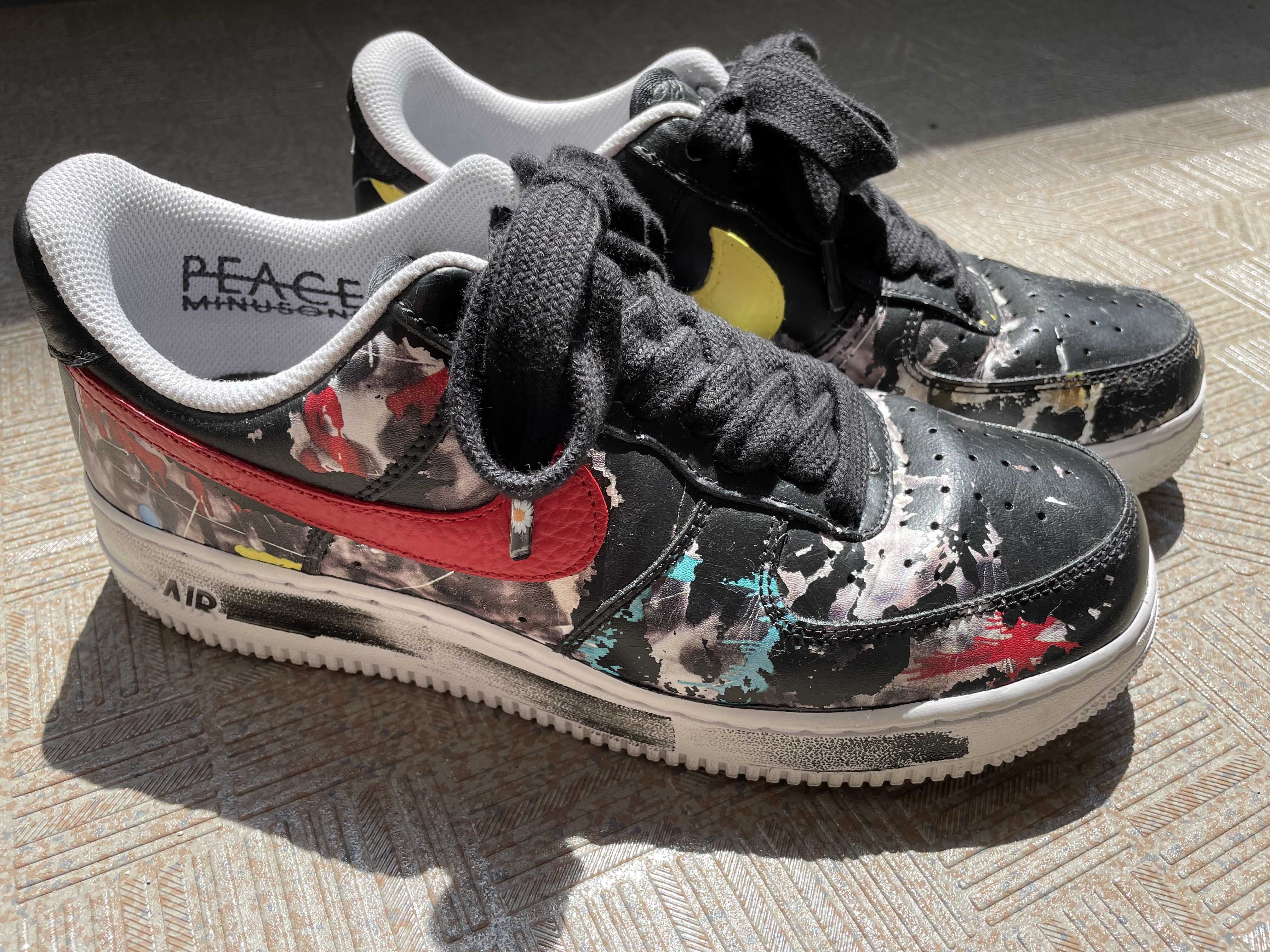PEACEMINUSONE × Nike Air Force 1 Low Para Noise "Black" / G-DRAGON