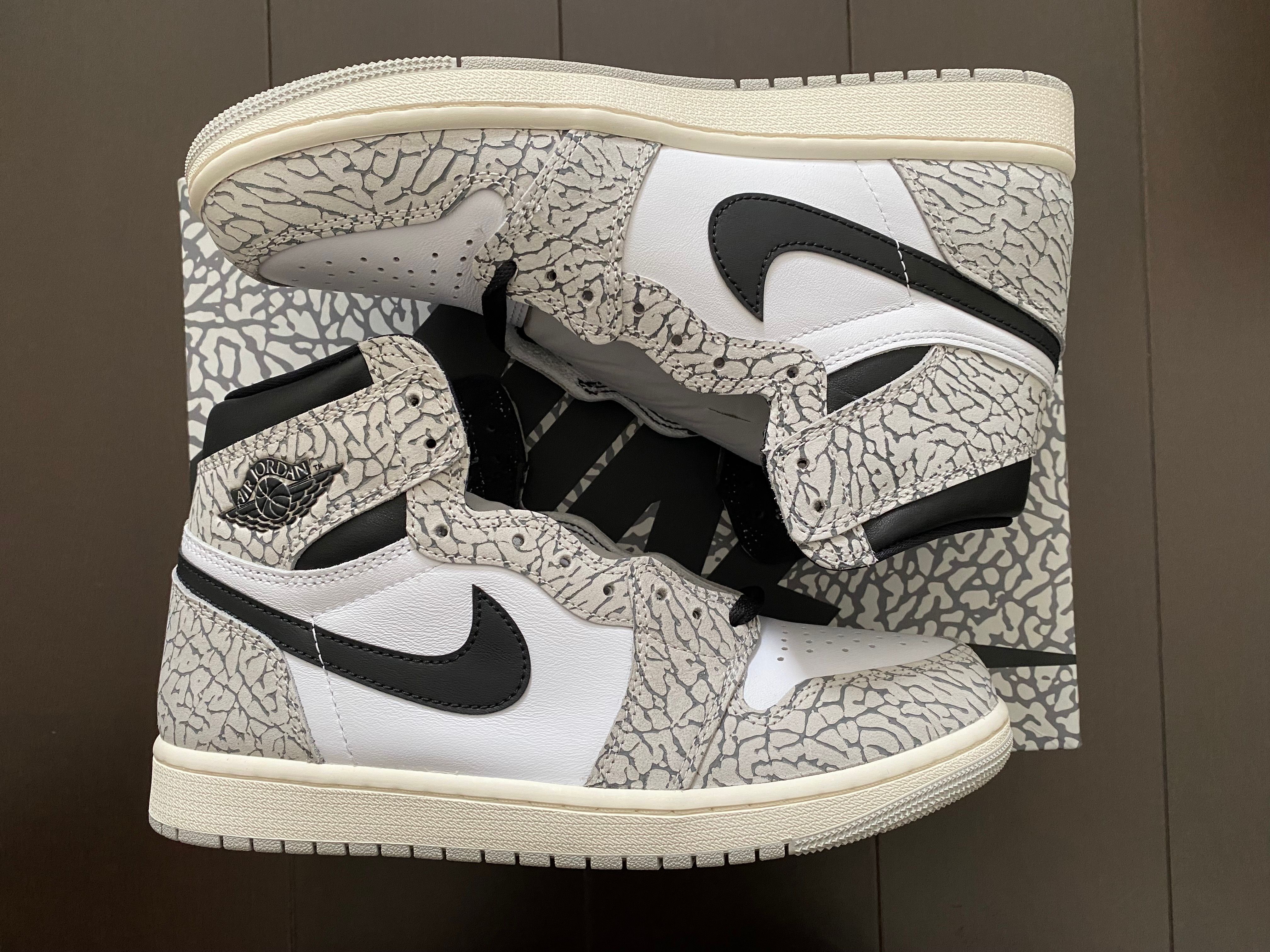 Nike Air Jordan 1 High OG "White Cement/Safari"