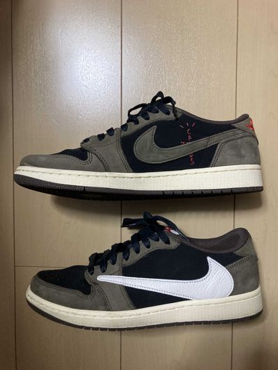 Travis Scott × Nike Air Jordan 1 Low OG SP-T "Black/Dark Mocha"