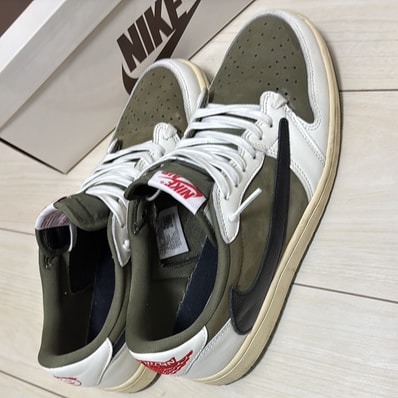 Travis Scott × Nike Air Jordan 1 Low OG SP "Reverse Olive"