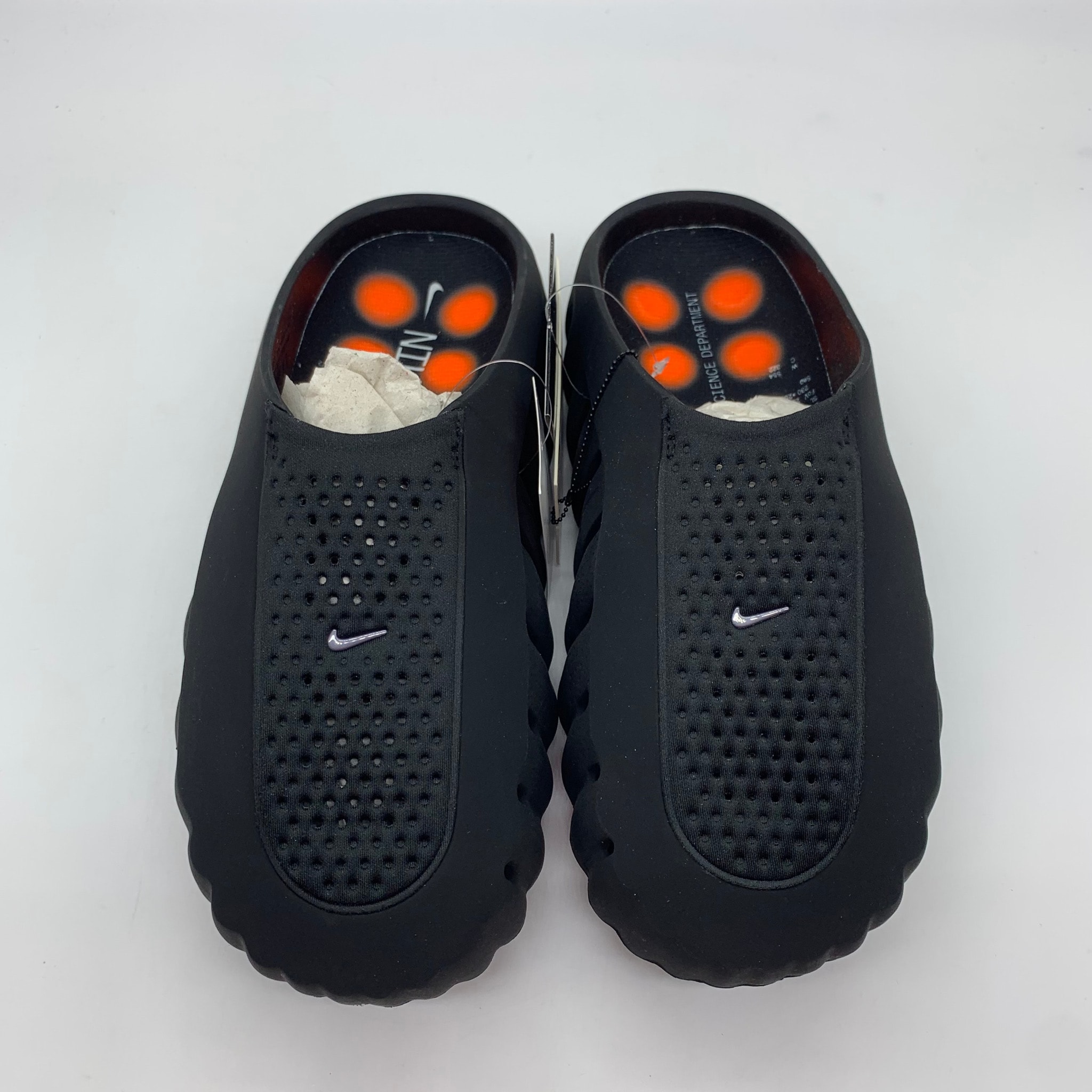 Nike Mind 001 Mules "Black/Hyper Crimson"