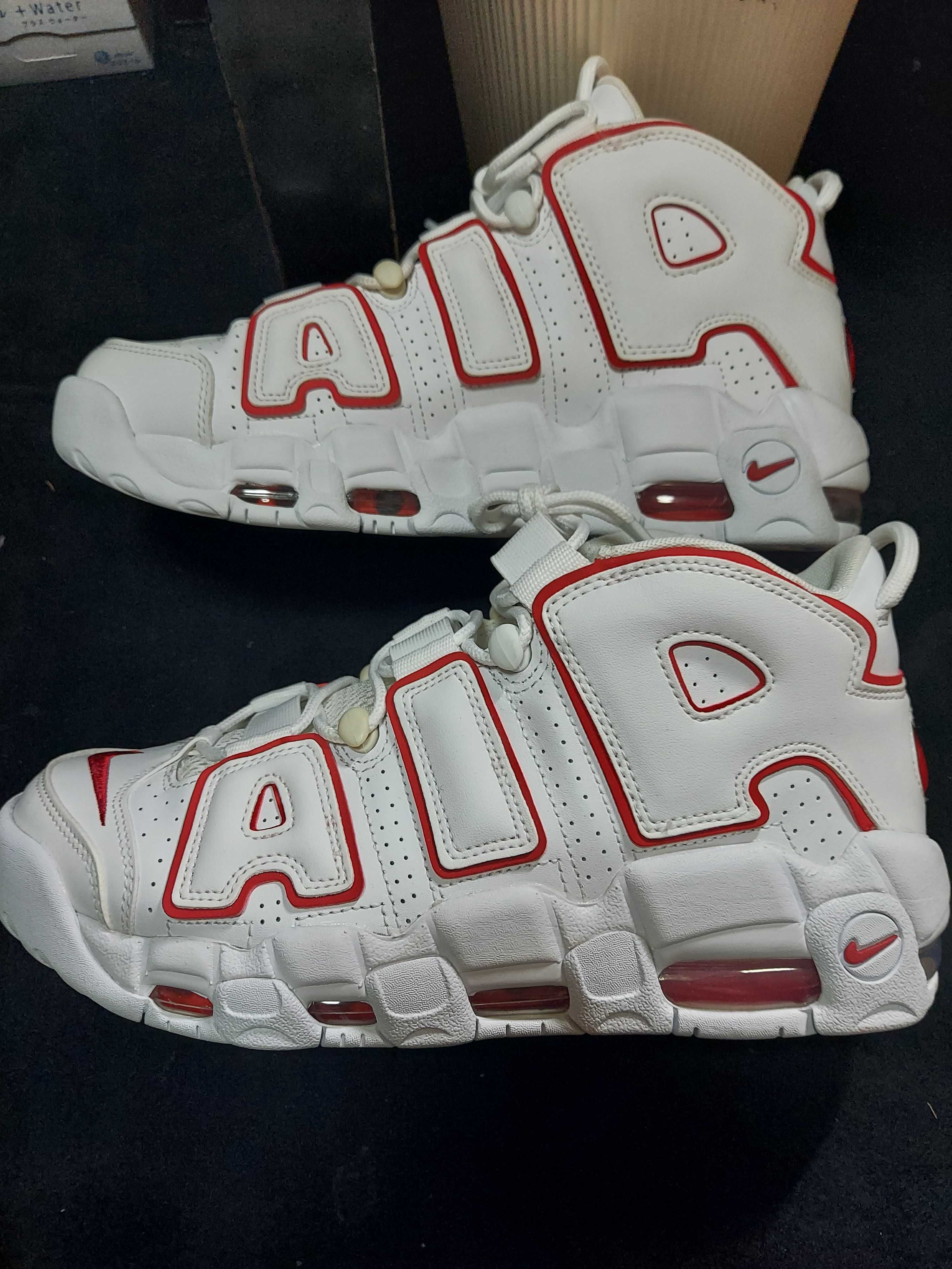 NIKE AIR MORE UPTEMPO "WHITE/VARSITY RED" (2021)