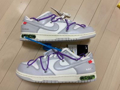 Off-White × Nike Dunk Low "Sail/Neutral Gray"
