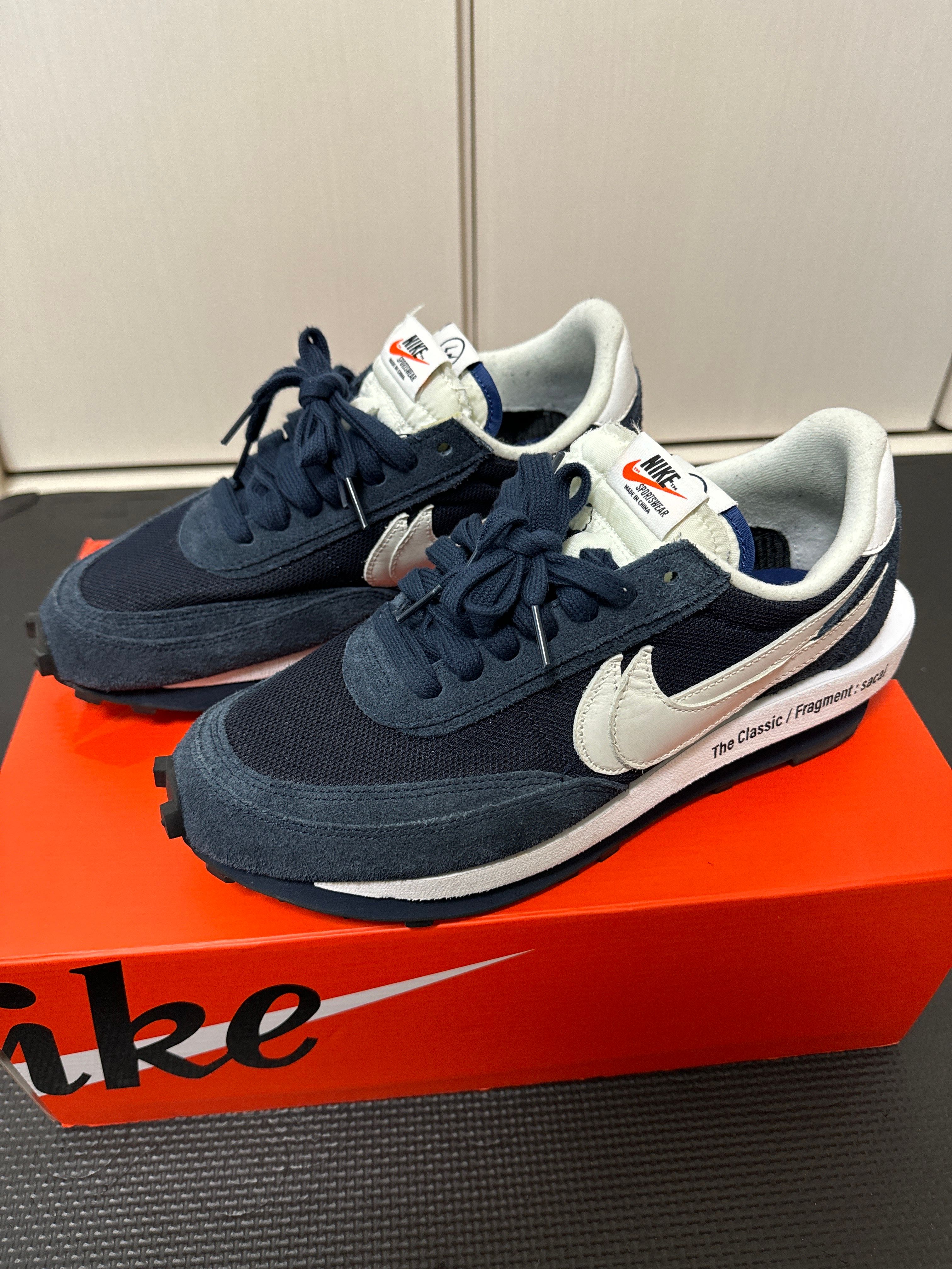 Fragment × sacai × Nike LD Waffle "Blackended Blue"