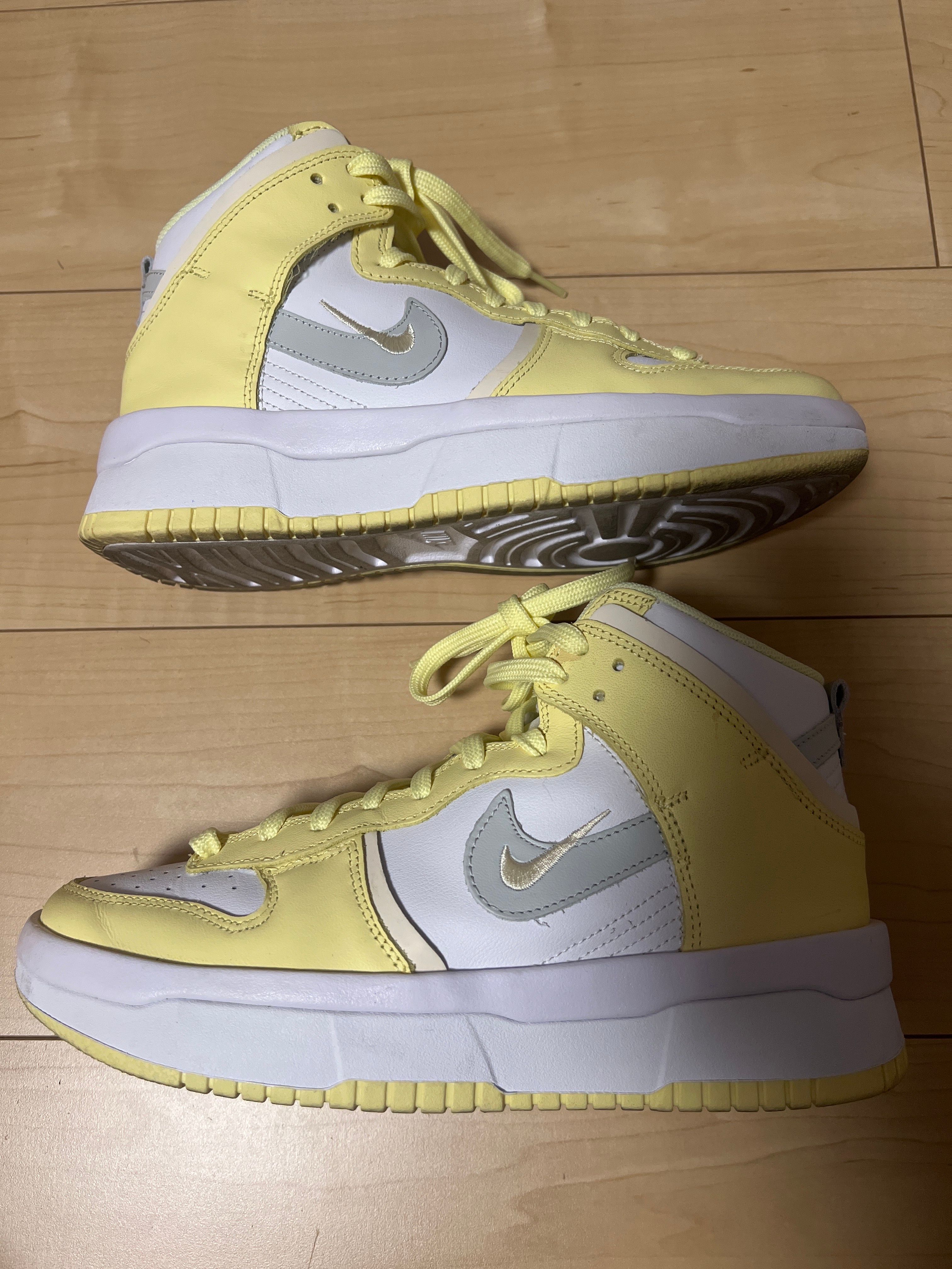 Nike Women's Dunk High Up "White/Citron Tint/Coconut Milk/Photon Dust"