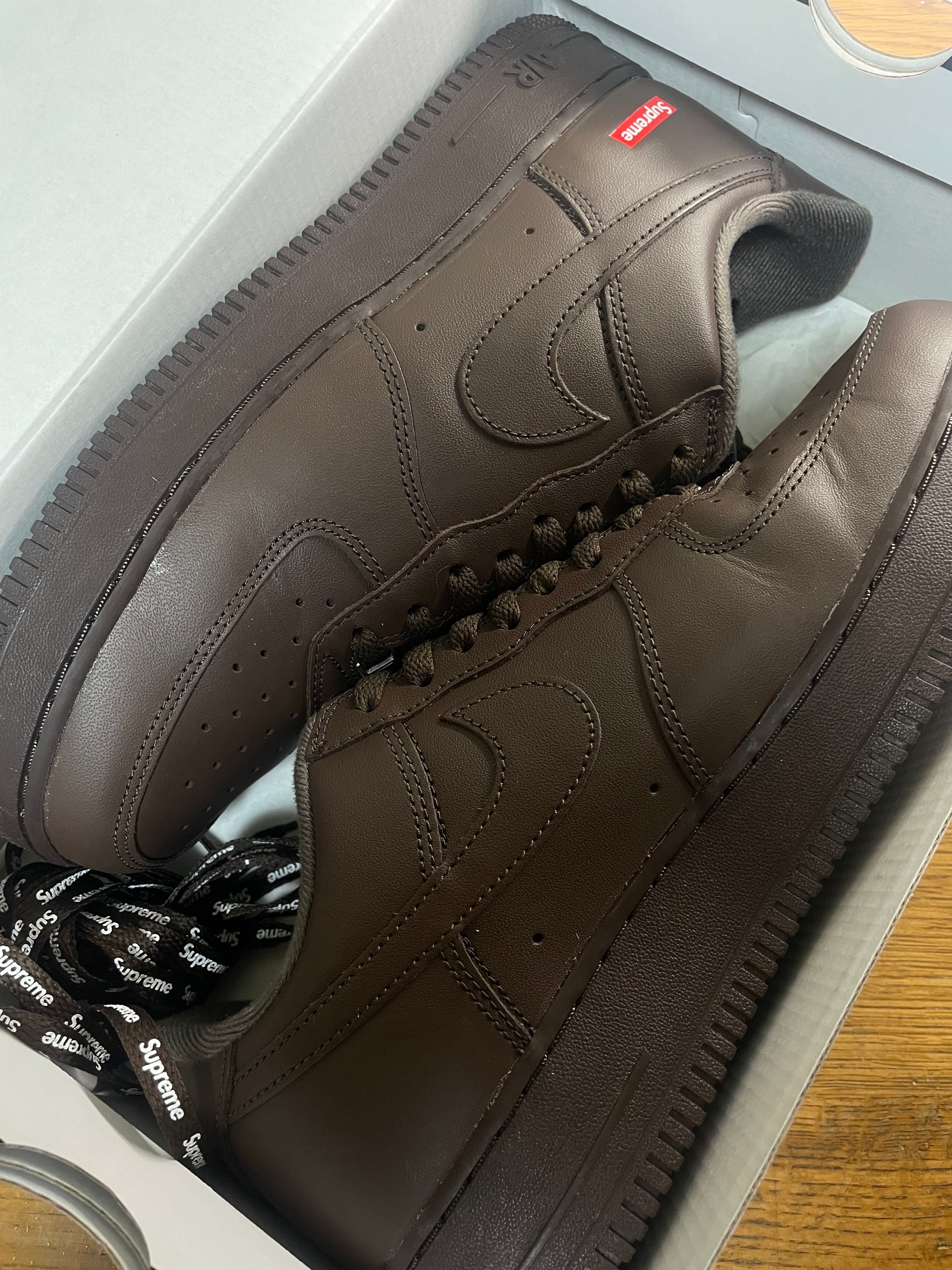 Supreme × Nike Air Force 1 Low "Baroque Brown"