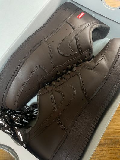 Supreme × Nike Air Force 1 Low "Baroque Brown"