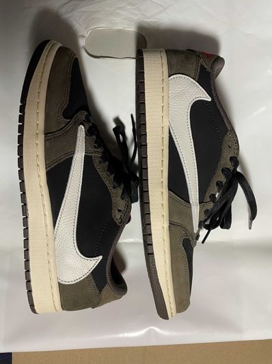 Travis Scott × Nike Air Jordan 1 Low OG SP-T "Black/Dark Mocha"