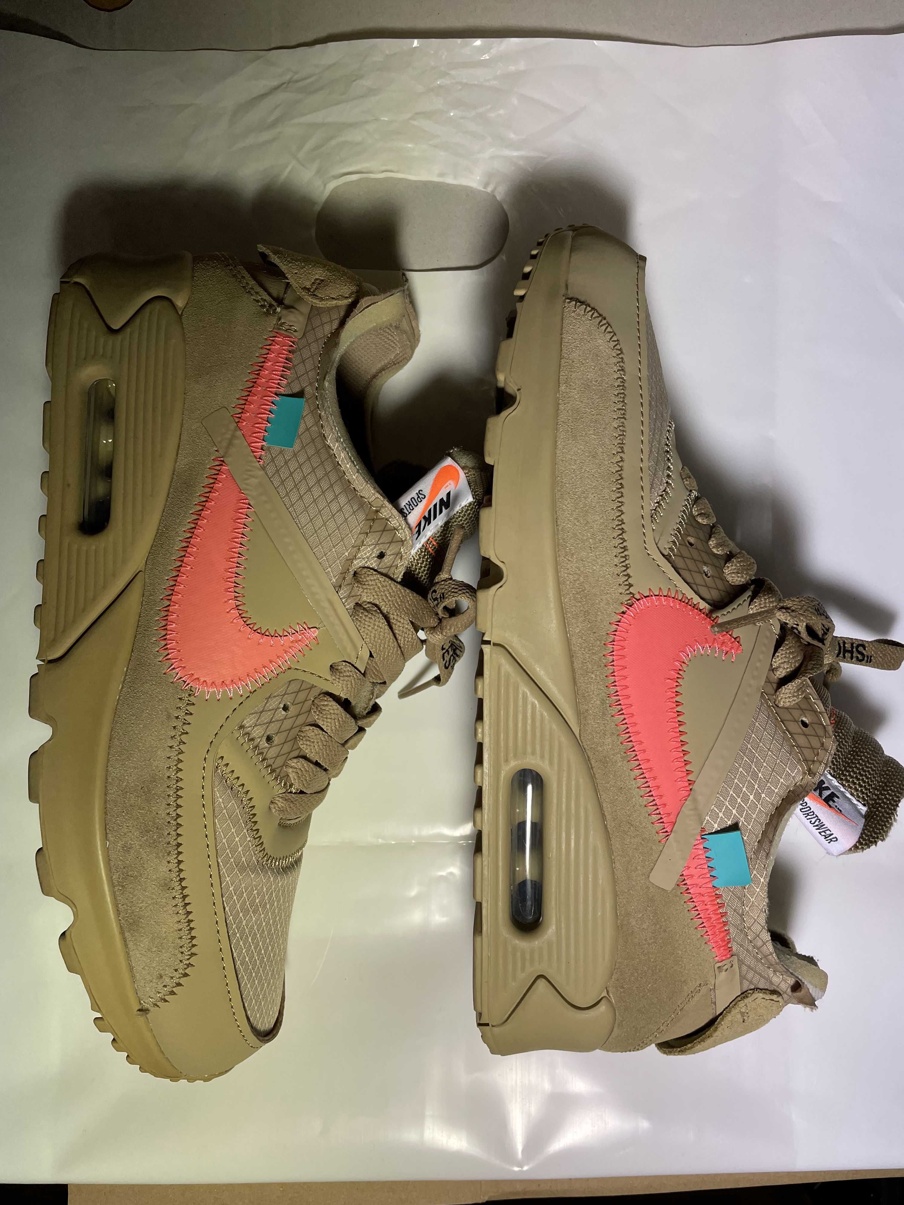 Off-White × Nike Air Max 90 "Desert Ore"