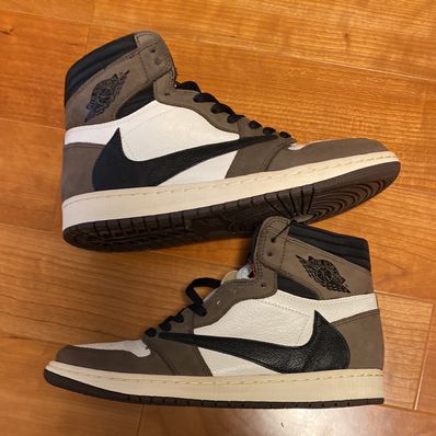 Travis Scott × Nike Air Jordan 1 Retro High OG TS SP "Sail/Dark Mocha"
