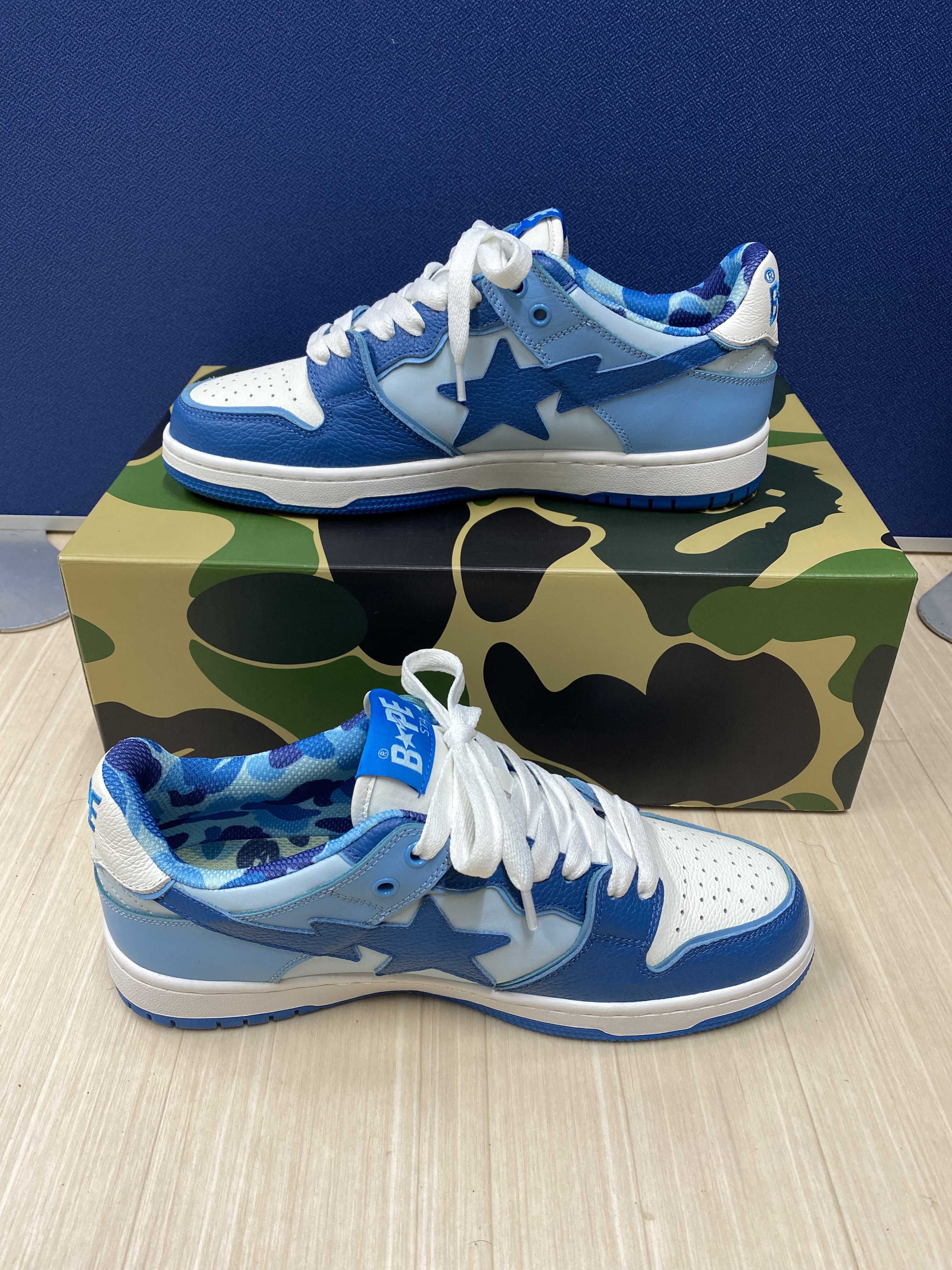 A BATHING APE®︎ SK8 STA ABC Camo "Blue"