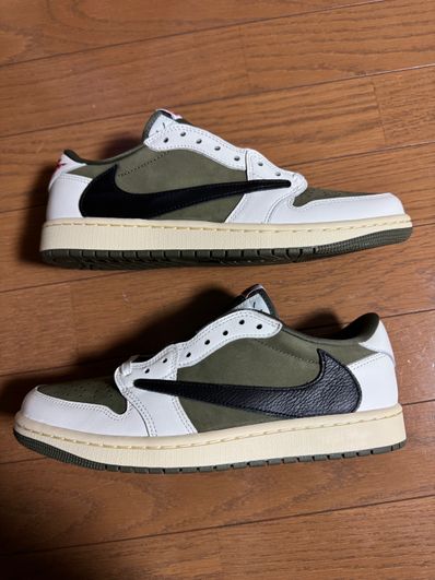 Travis Scott × Nike Air Jordan 1 Low OG SP "Reverse Olive"