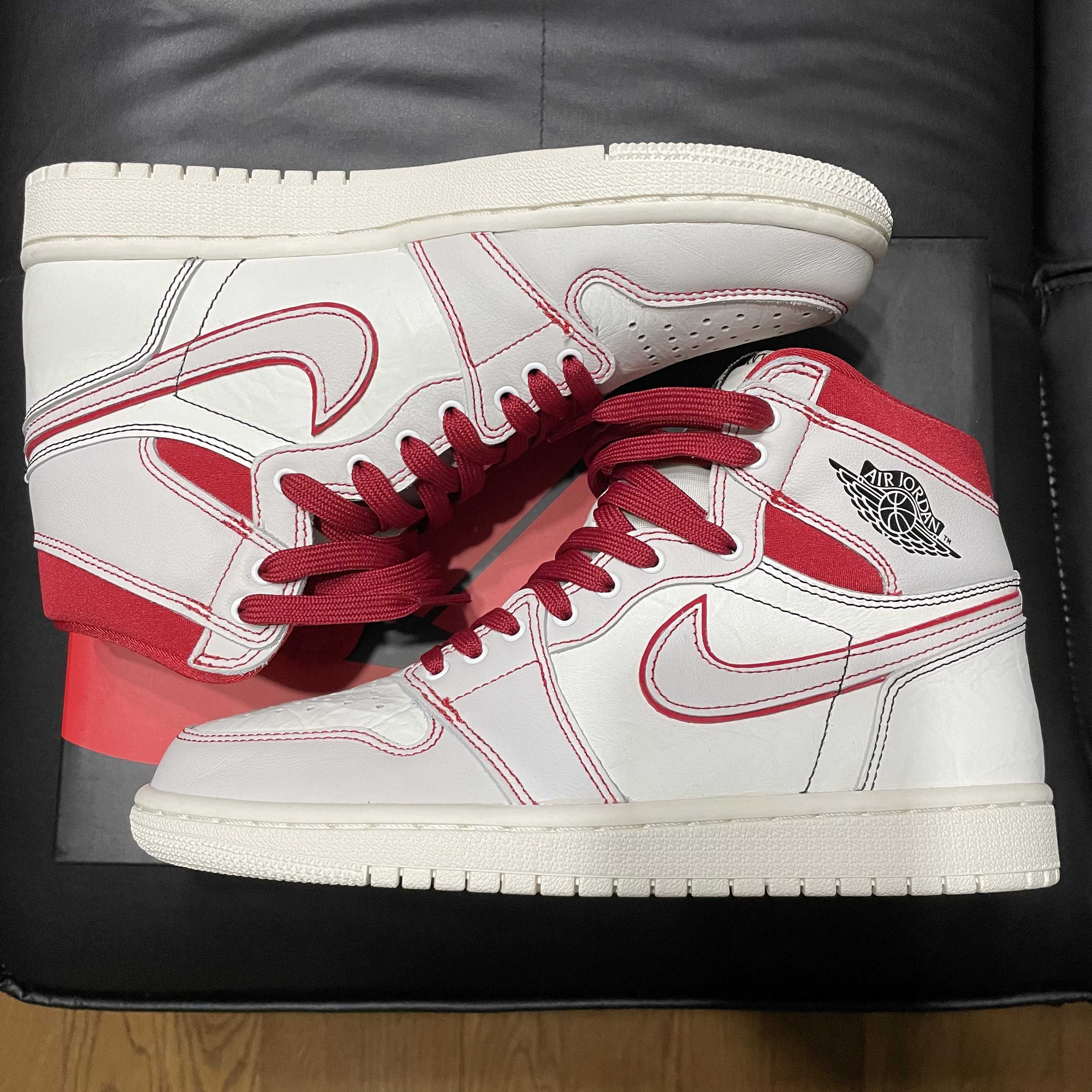 Nike Air Jordan 1 Retro High OG "Sail/University Red"     