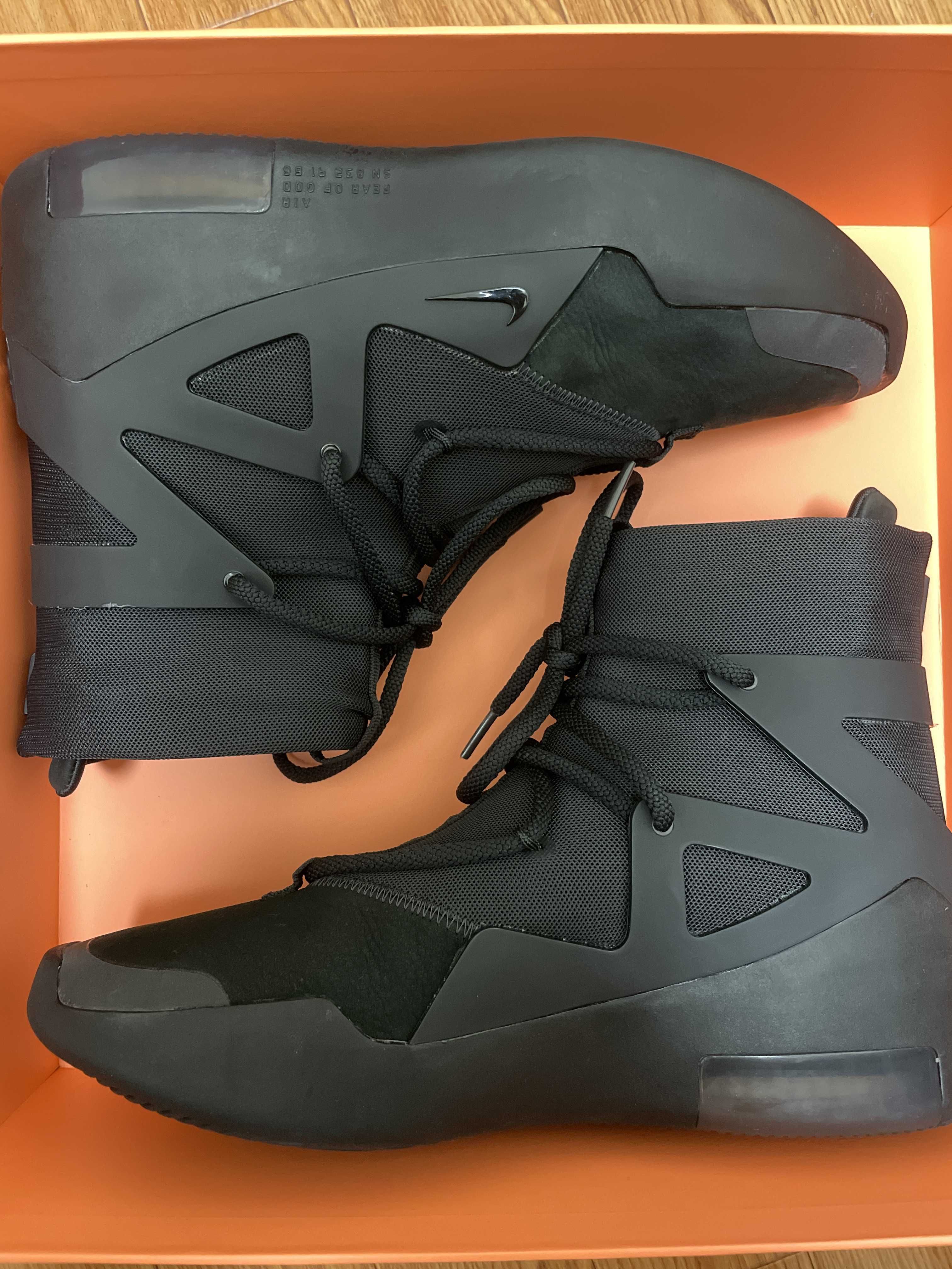 Fear Of God × Nike Air 1 "Triple Black"