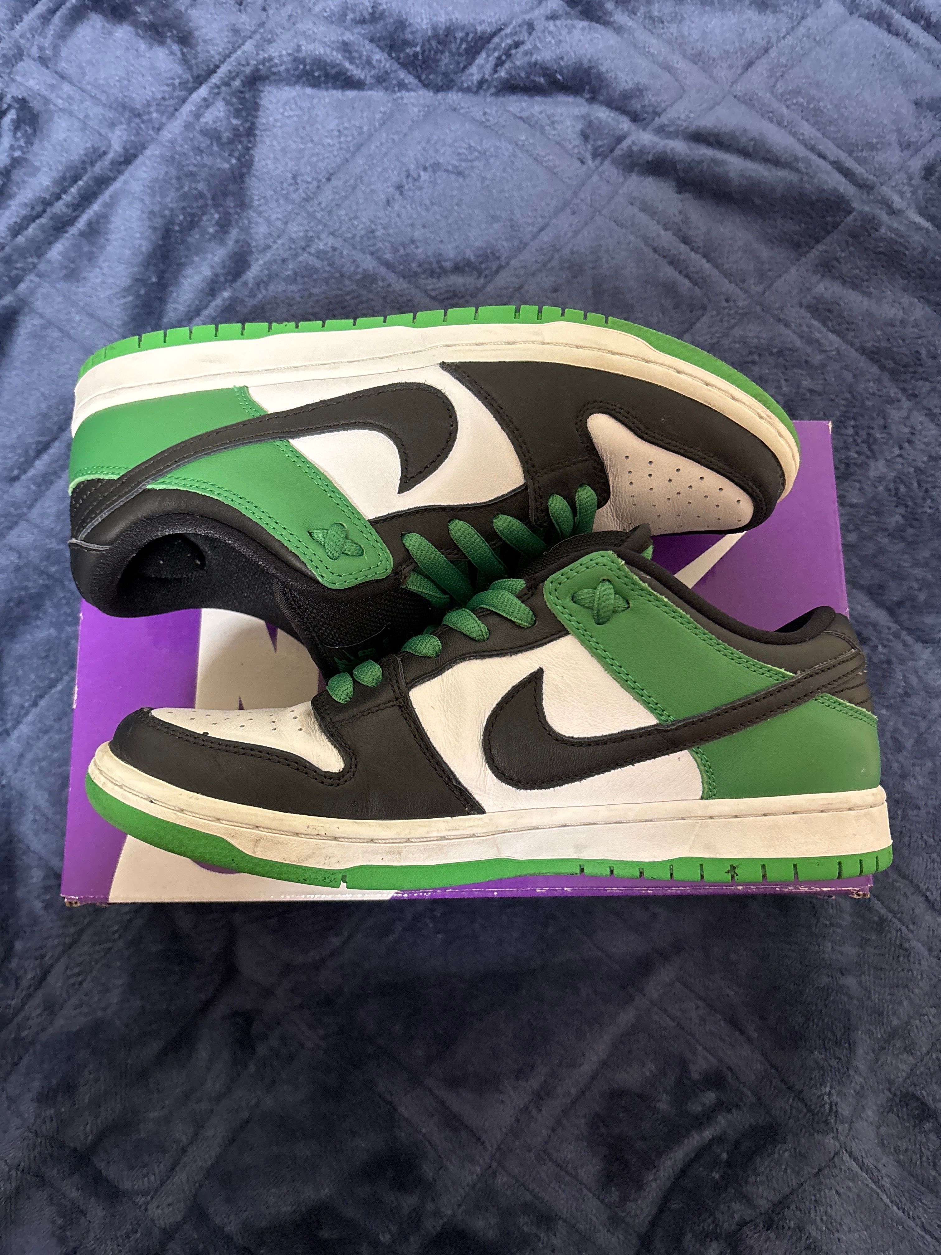 Nike SB Dunk Low Pro "Black and Classic Green"