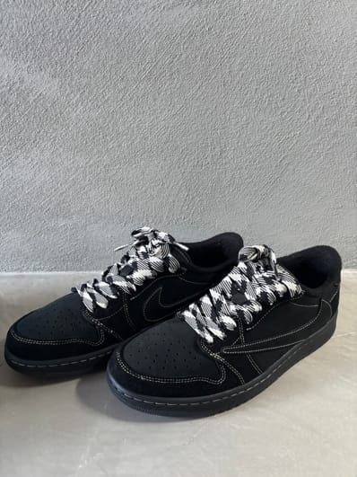 Travis Scott × Nike Air Jordan 1 Low OG SP "Black Phantom"