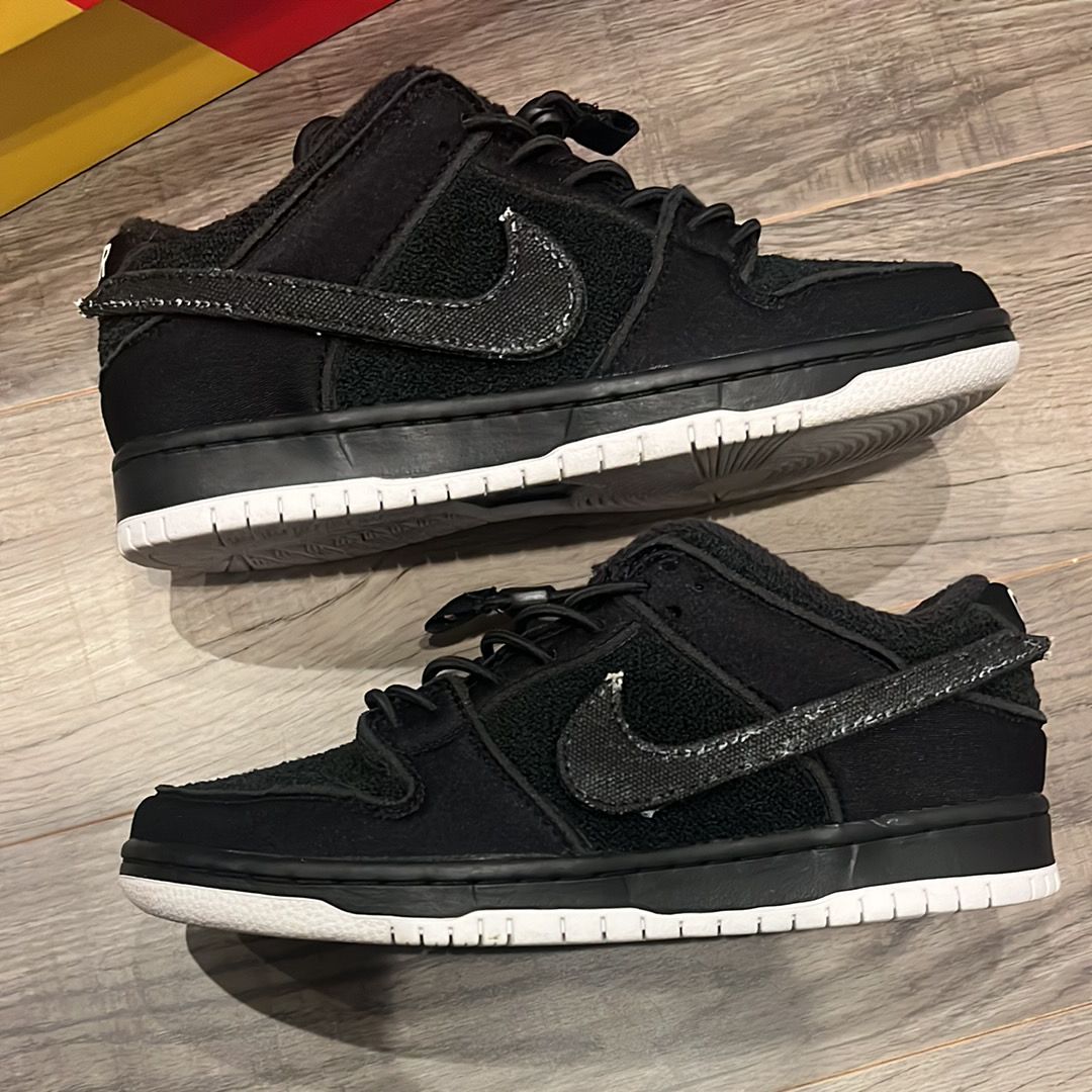 Gnarhunters × Nike SB Dunk Low "Black/White"