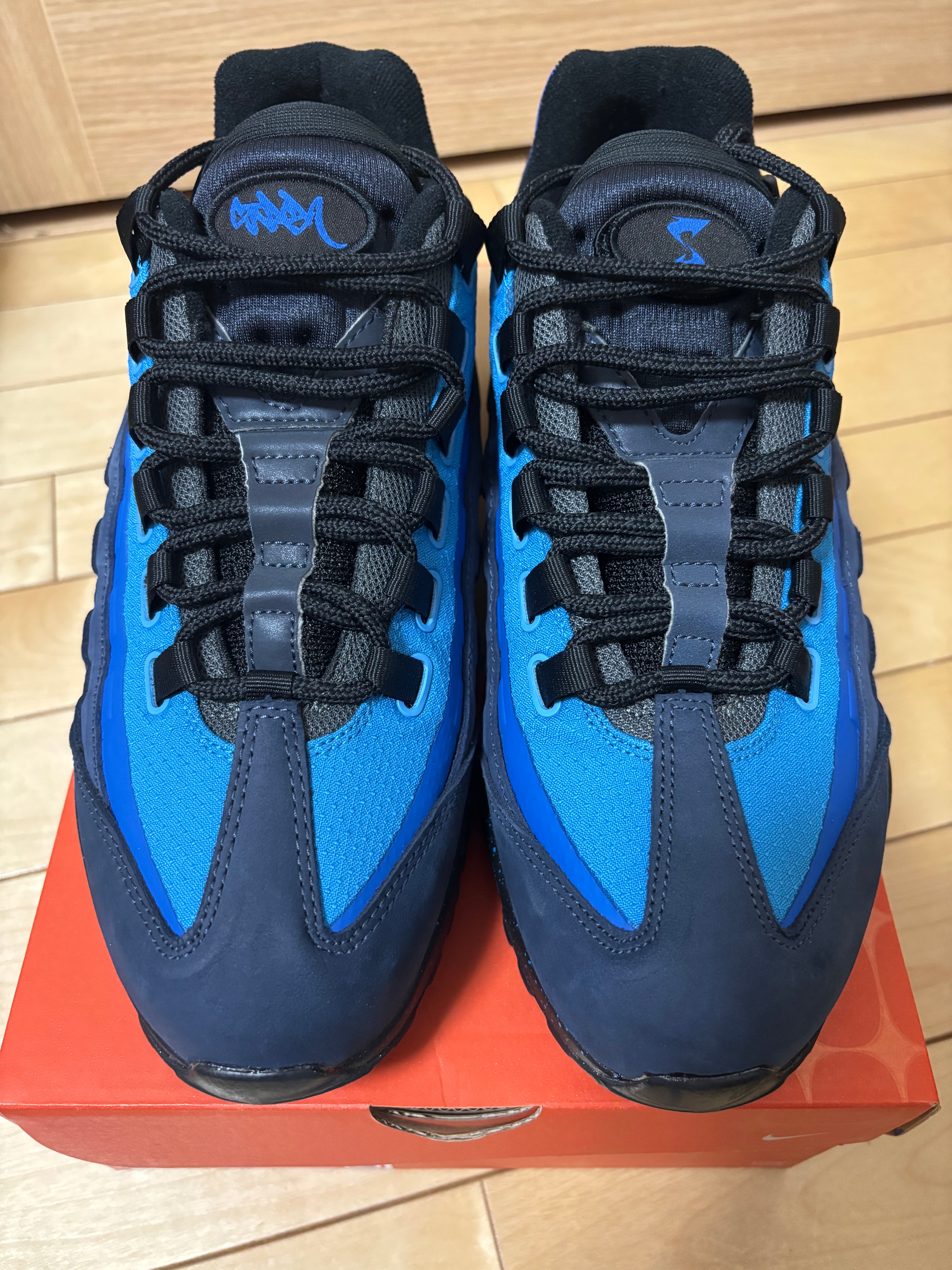 Stash × Nike Air Max 95 "Black and Harbor Blue" (2024)