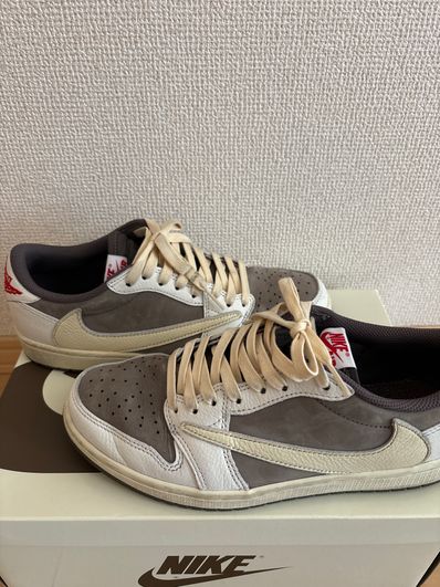 Travis Scott × Nike Air Jordan 1 Low OG SP "Reverse Mocha/Sail and Ridgerock"