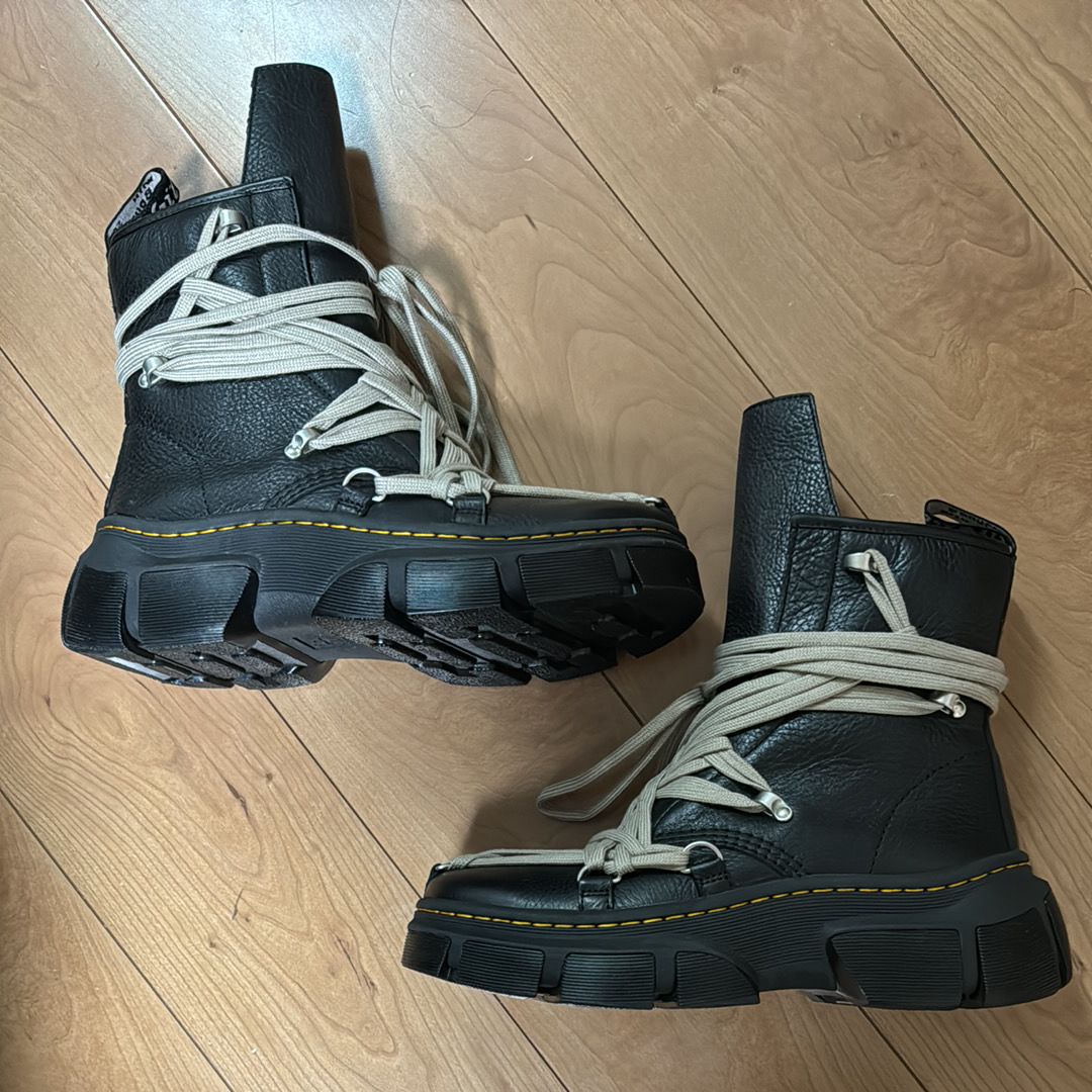 Rick Owens × Dr.Martens 1460 DMXL Mega Lace Boot "Black"