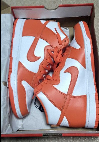 NIKE GS DUNK HIGH "ORANGE BLAZE"