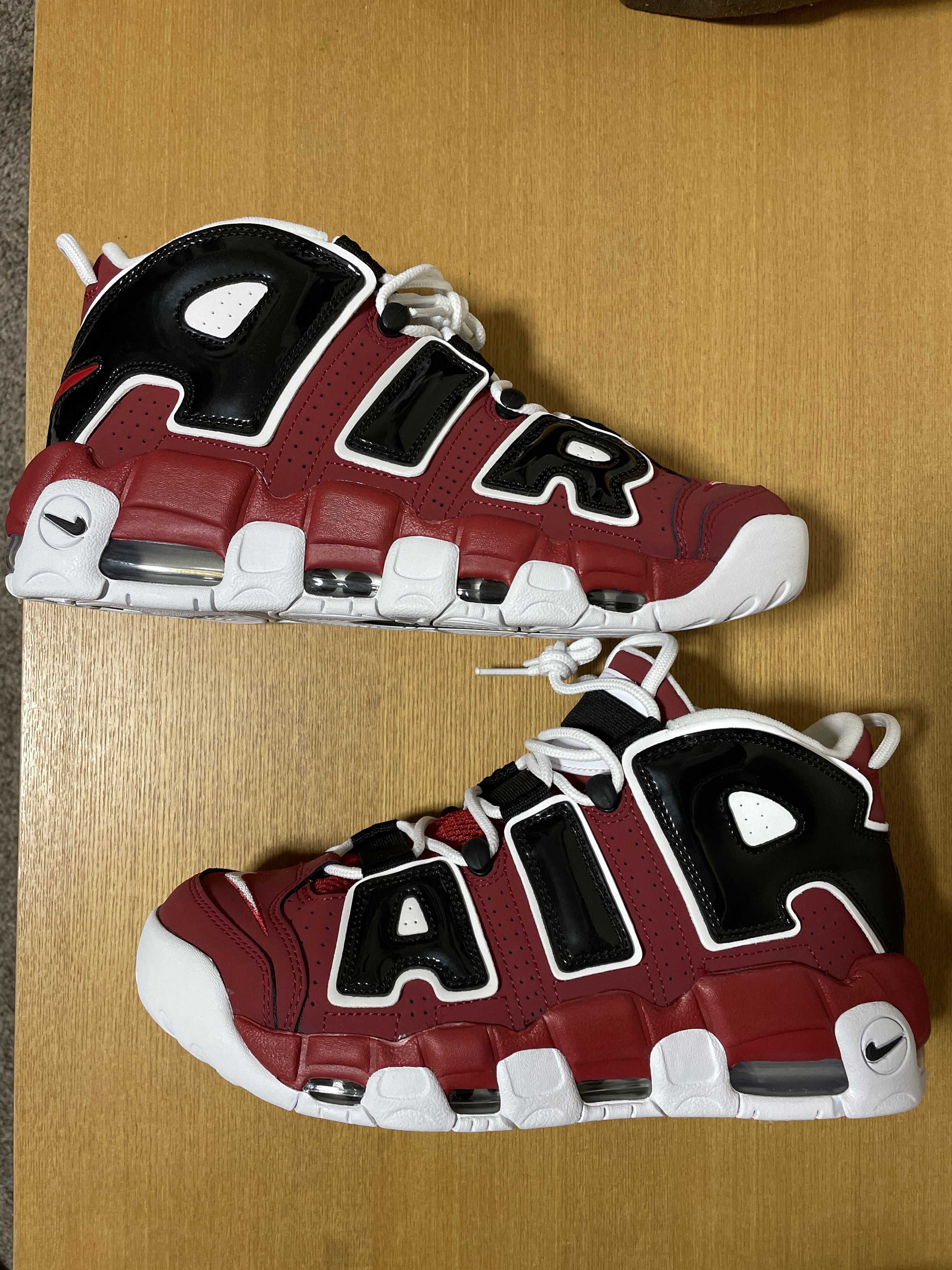 Nike Air More Uptempo ’96 "Black and Varsity Red" (2021) 