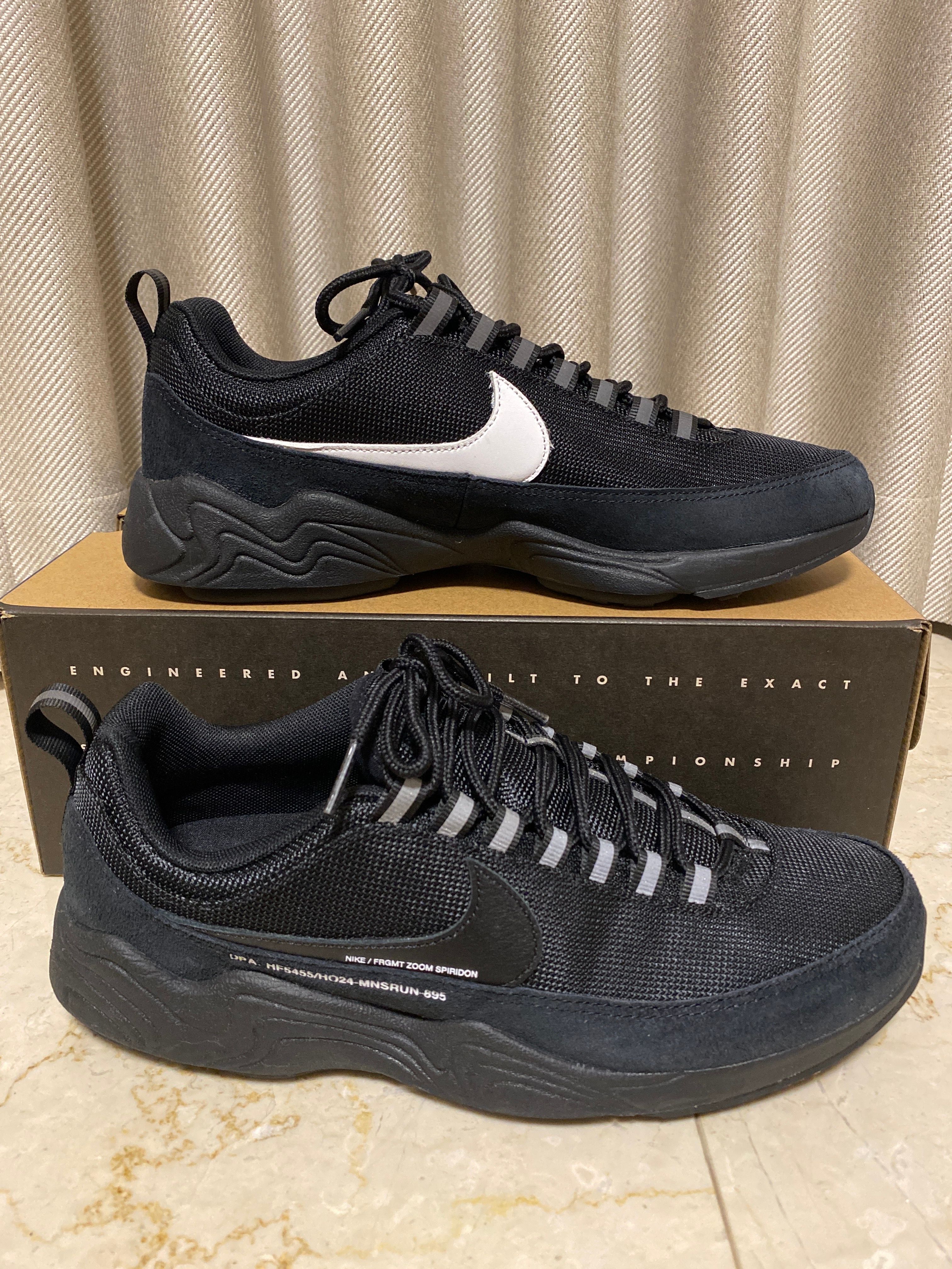 Fragment × Nike Air Zoom Spiridon SP "Black"