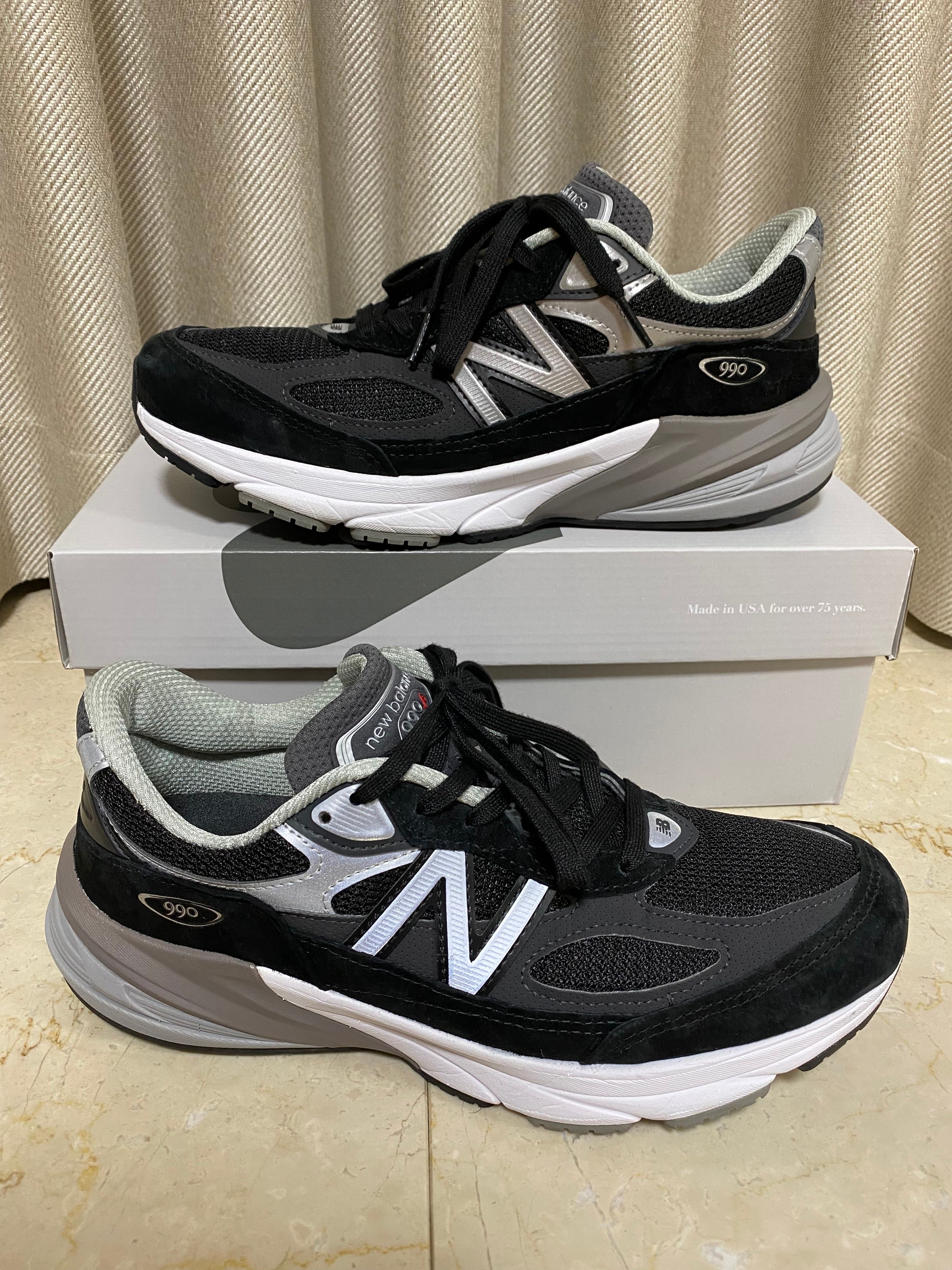 New Balance 990V6 "Black" (Heel NB Logo)