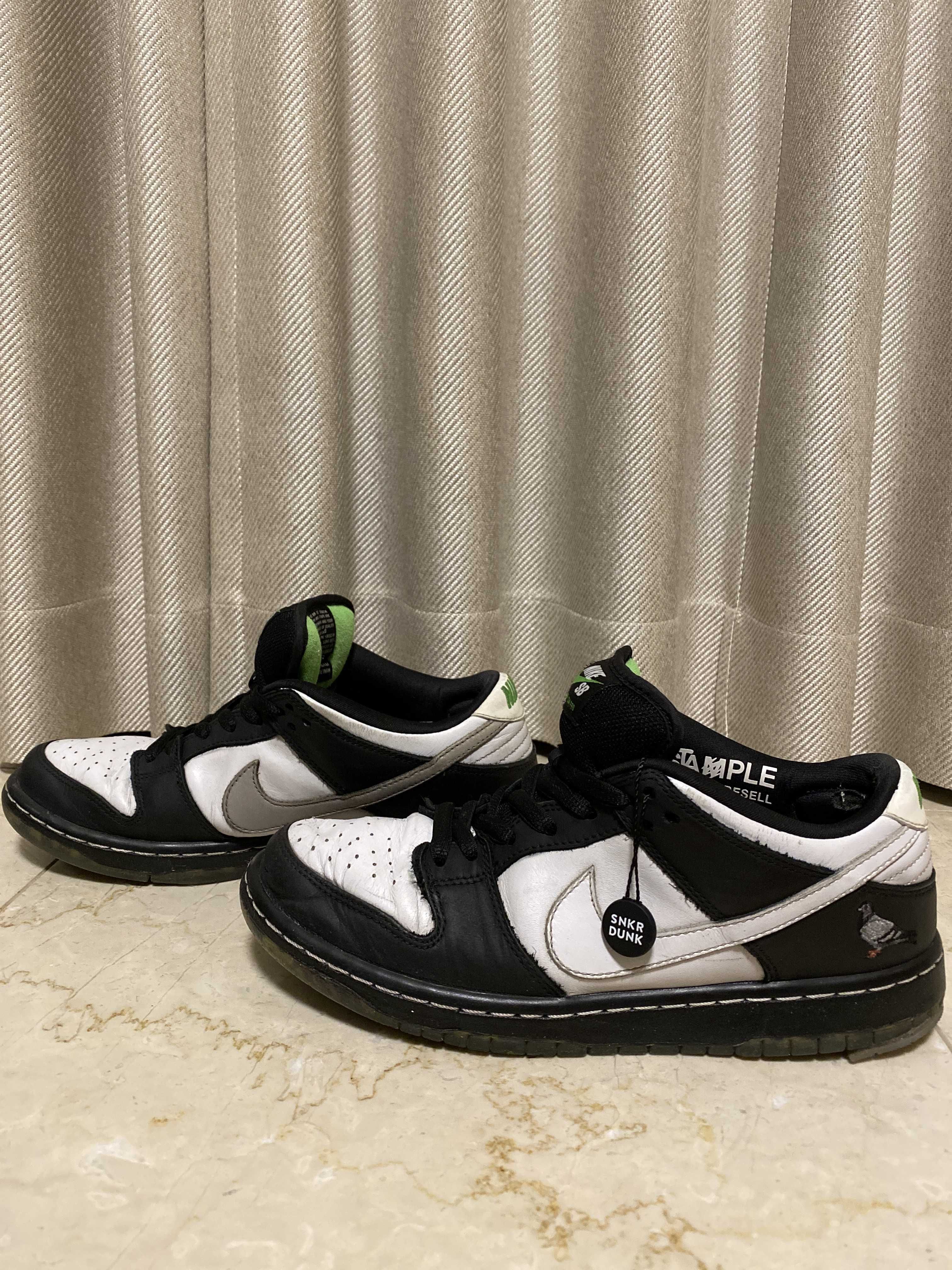 STAPLE × Nike SB Dunk Low "Pigeon Black/White"