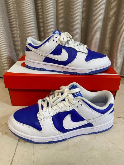 Nike Dunk Low Retro "Racer Blue and White"