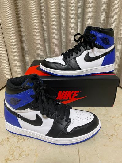 fragment design × Nike Air Jordan 1 Retro High OG "Black/Sport Royal/White"