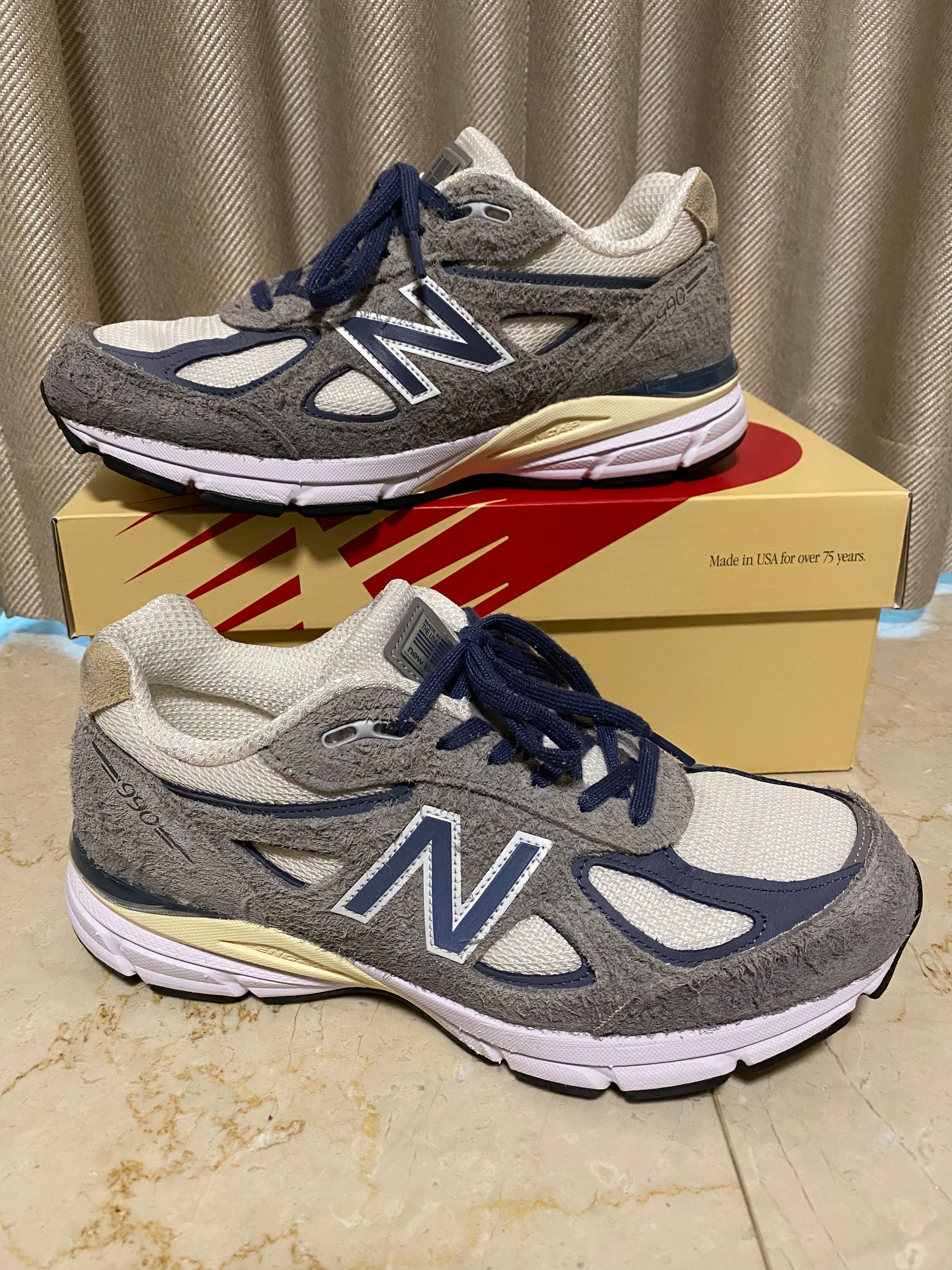 New Balance 990V4 "Gray/Slate Blue"