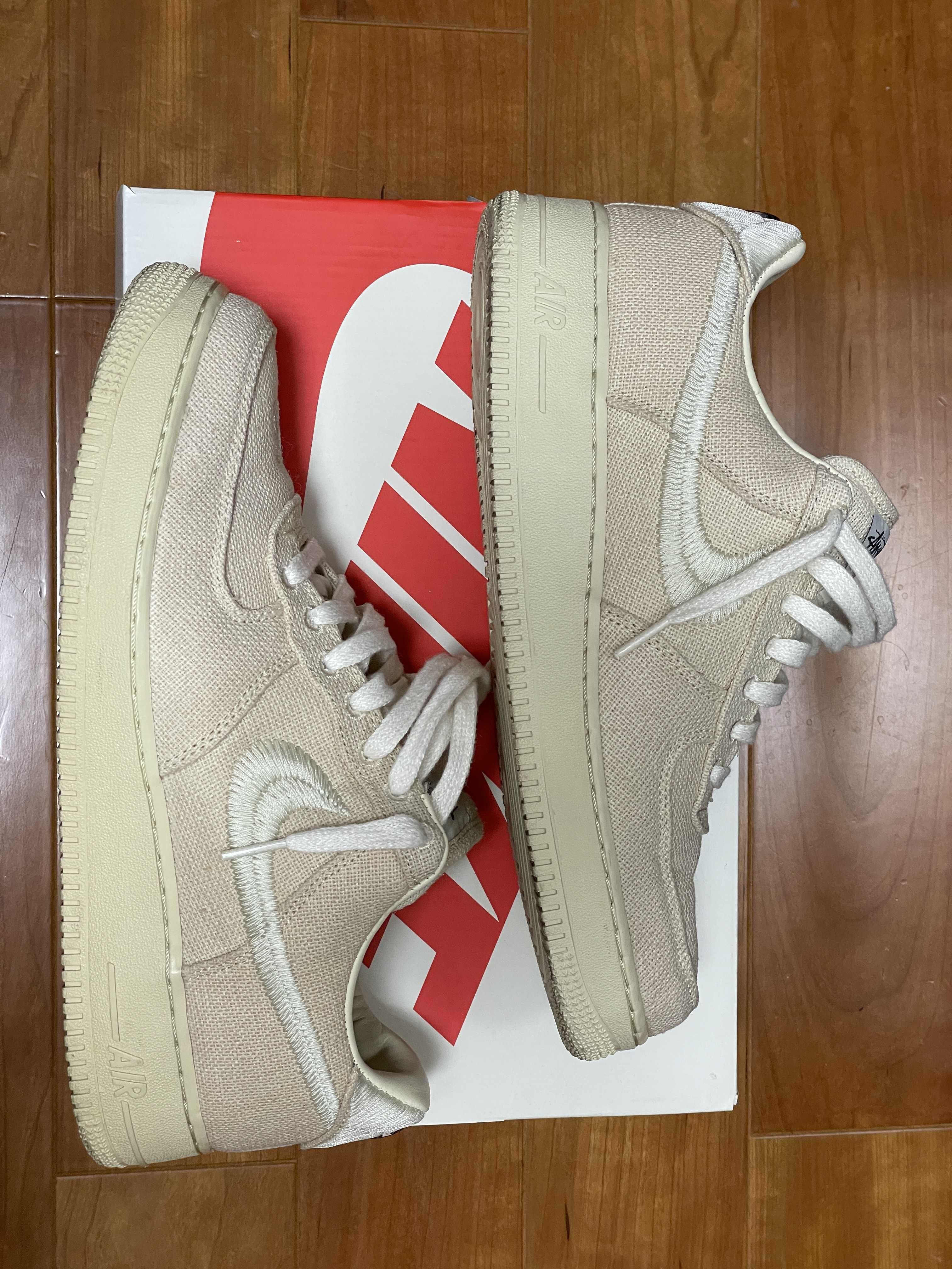 Stussy × Nike Air Force 1 Low "Fossil Stone"