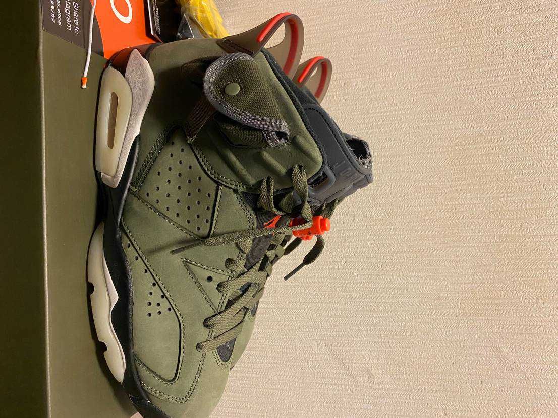 Travis Scott × Nike Air Jordan 6 Retro "Medium Olive"