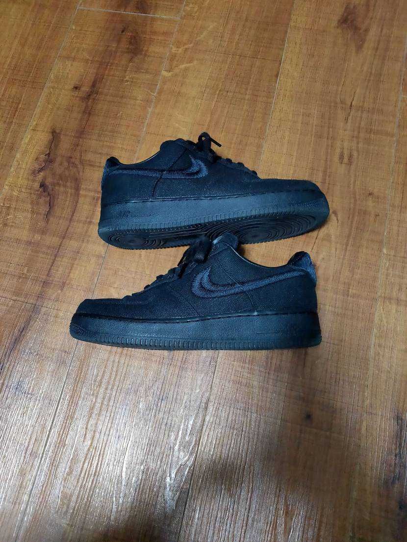 Stussy × Nike Air Force 1 Low "Triple Black"
