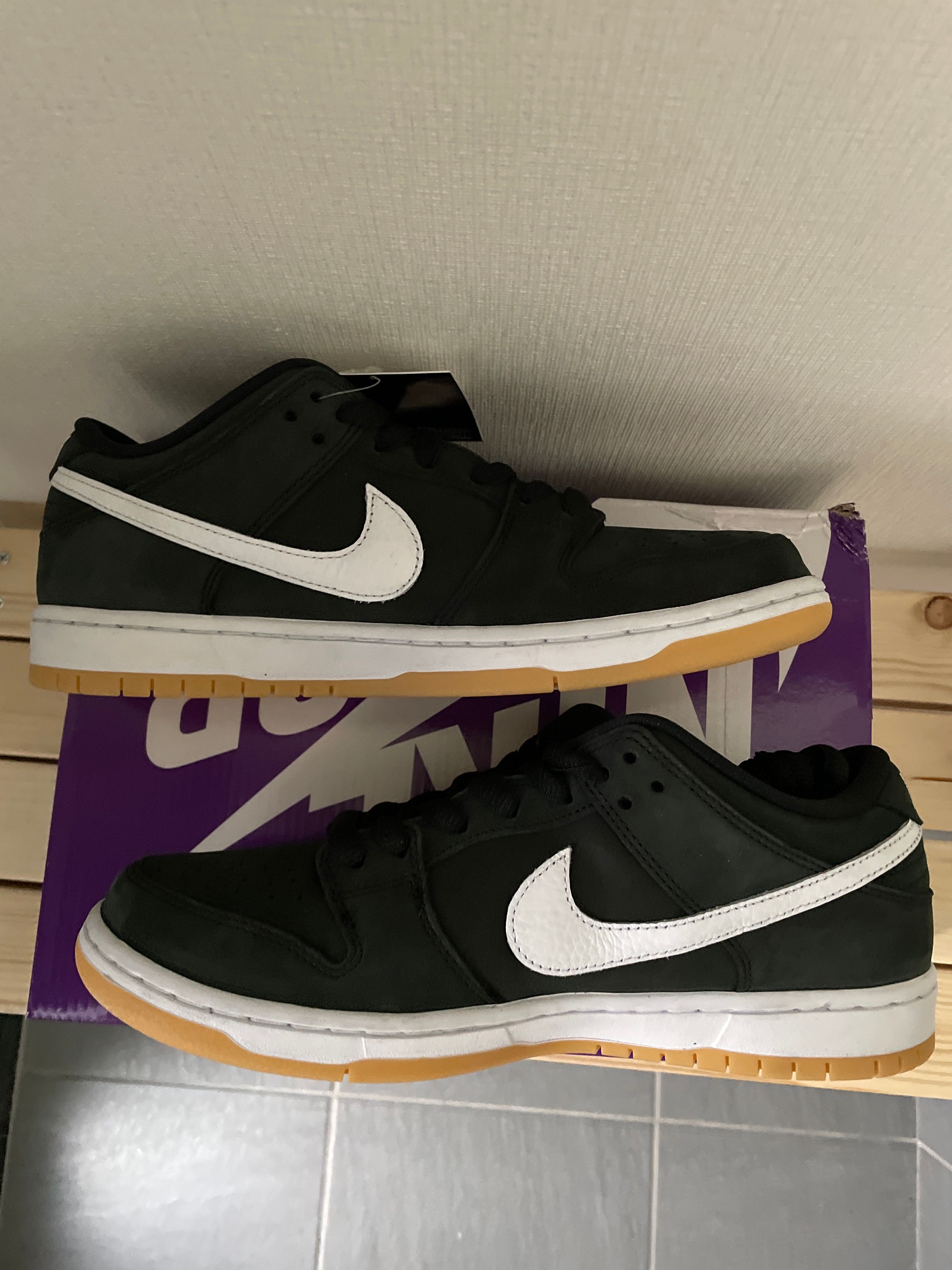 Nike SB Dunk Low Pro "Black/WhiteBlack-Gum Light Brown"