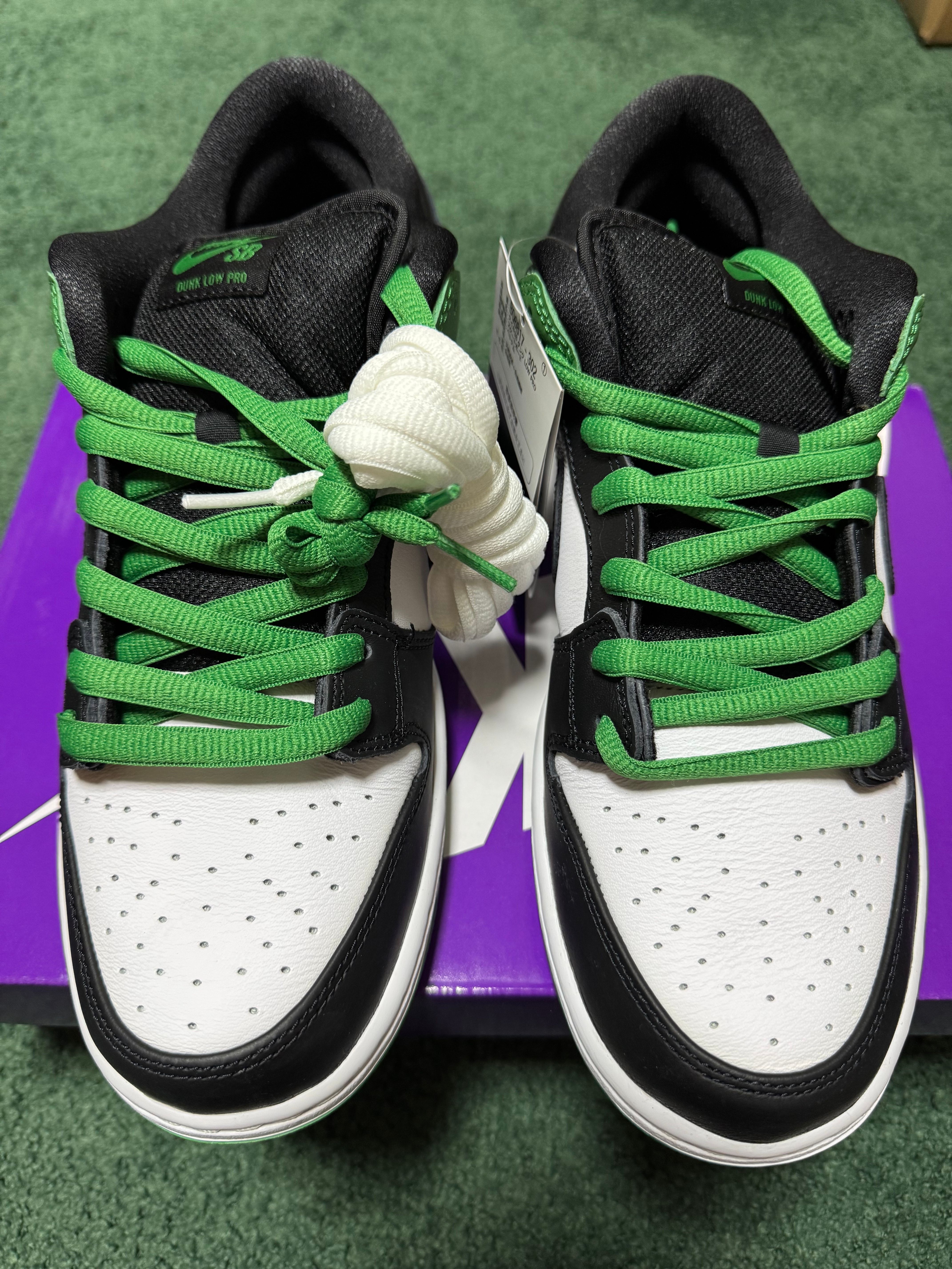 Nike SB Dunk Low Pro "Black and Classic Green"