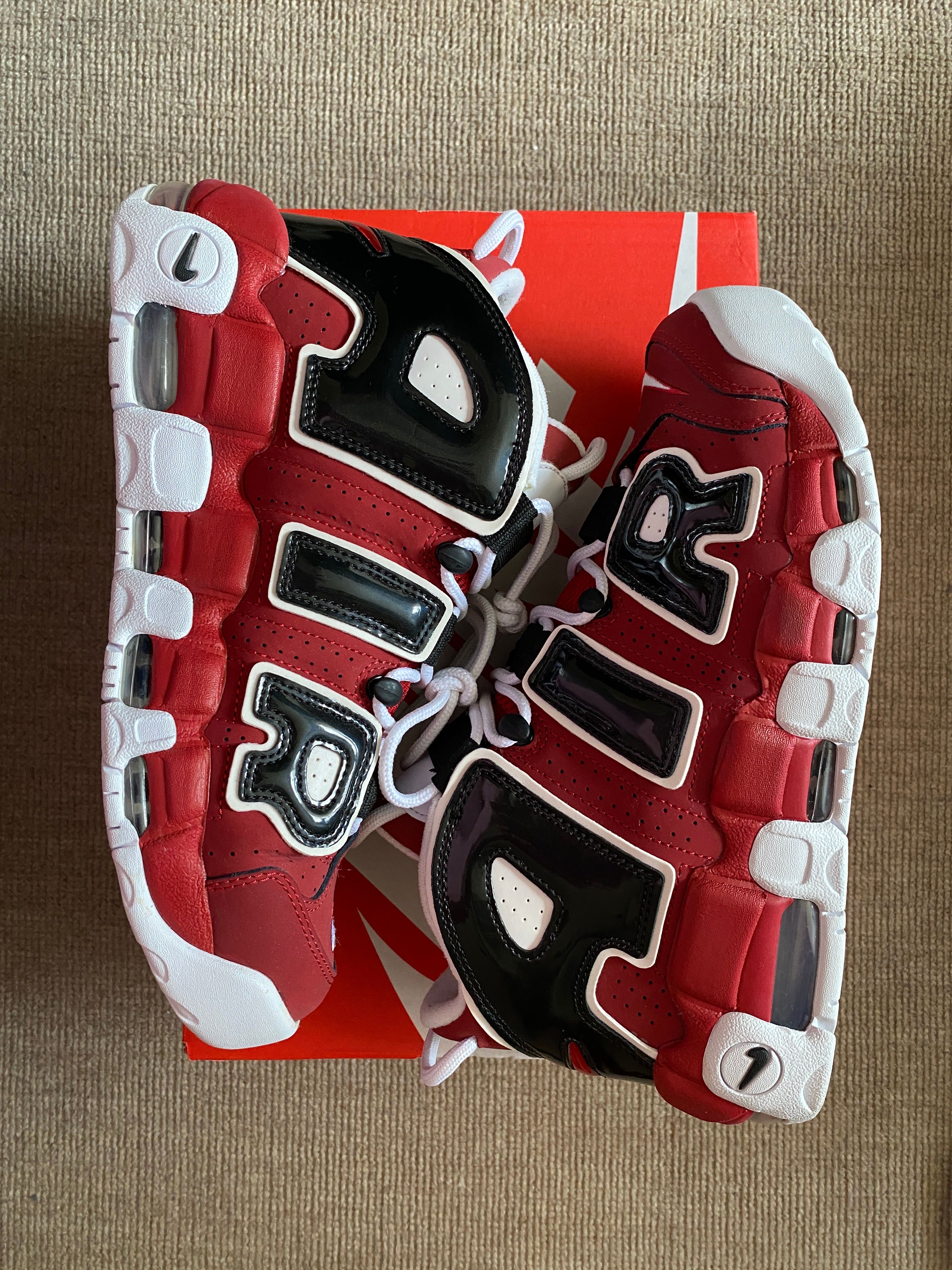 Nike Air More Uptempo ’96 "Black and Varsity Red" (2021)