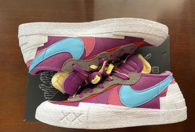 KAWS × sacai × Nike Blazer Low "Purple Dusk"