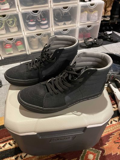 NEIGHBORHOOD × VANS NHVN . COMFYCUSH SK8-HI CL-SHOES "BLACK/GREEN"