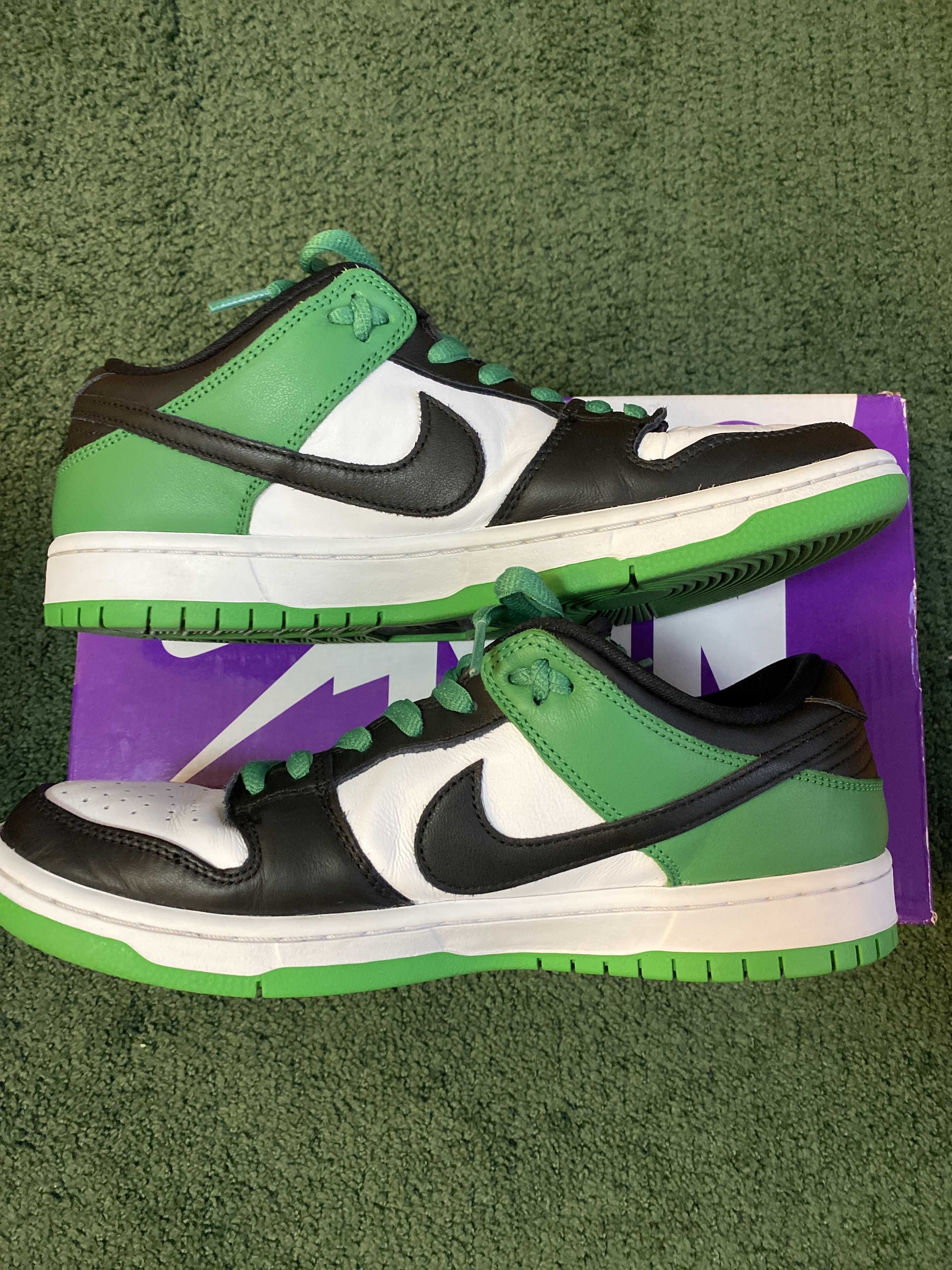 Nike SB Dunk Low Pro "Black and Classic Green"
