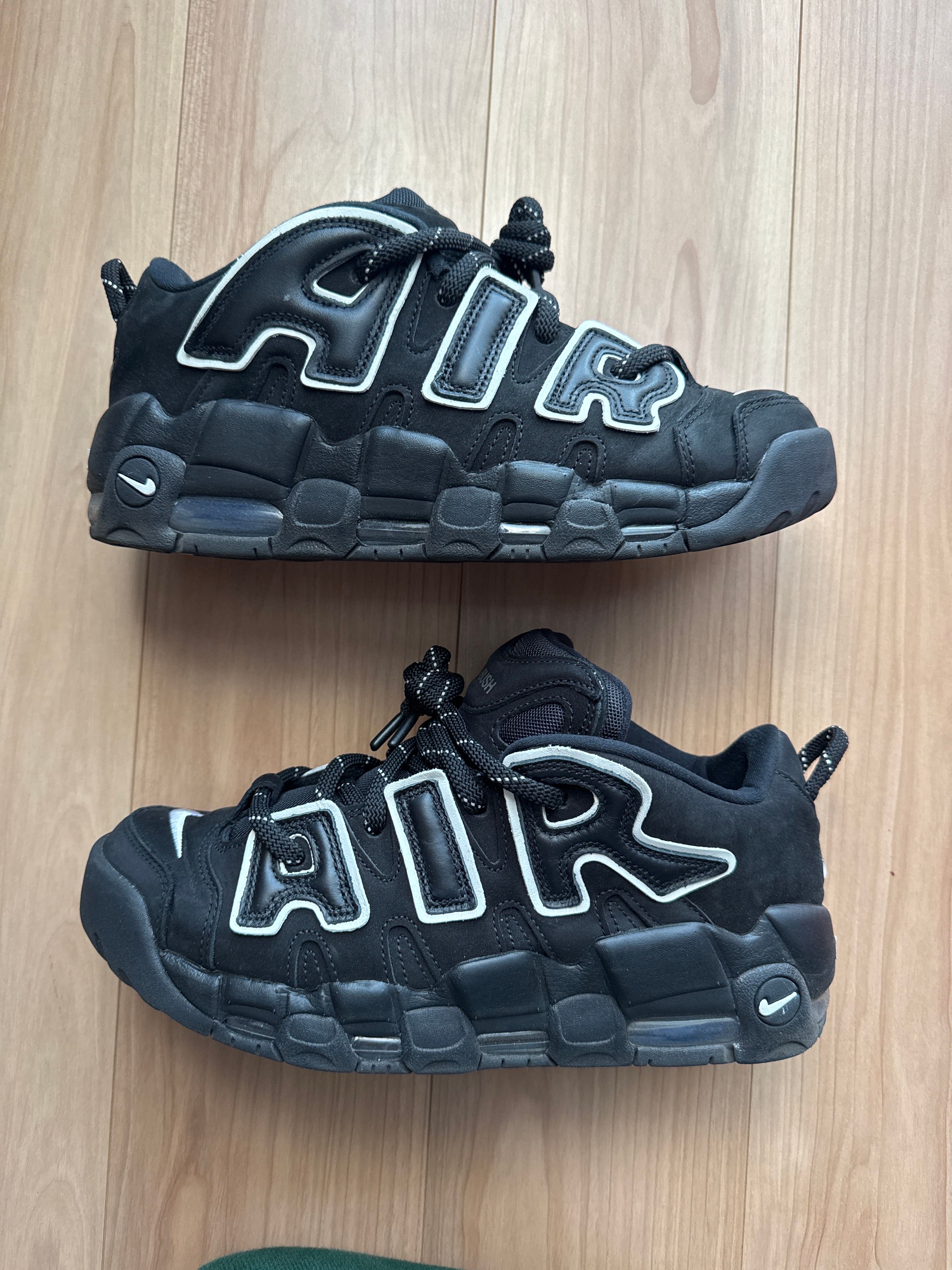 AMBUSH × Nike Air More Uptempo Low "Black and White"
