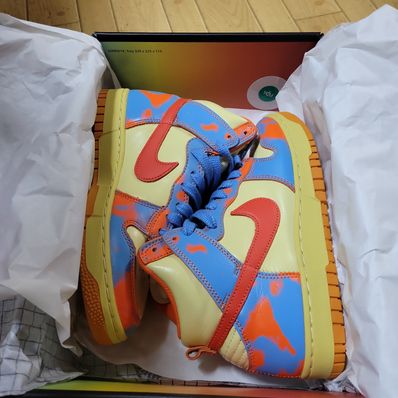 Nike Dunk High 1985 SP "Orange Acid Wash"