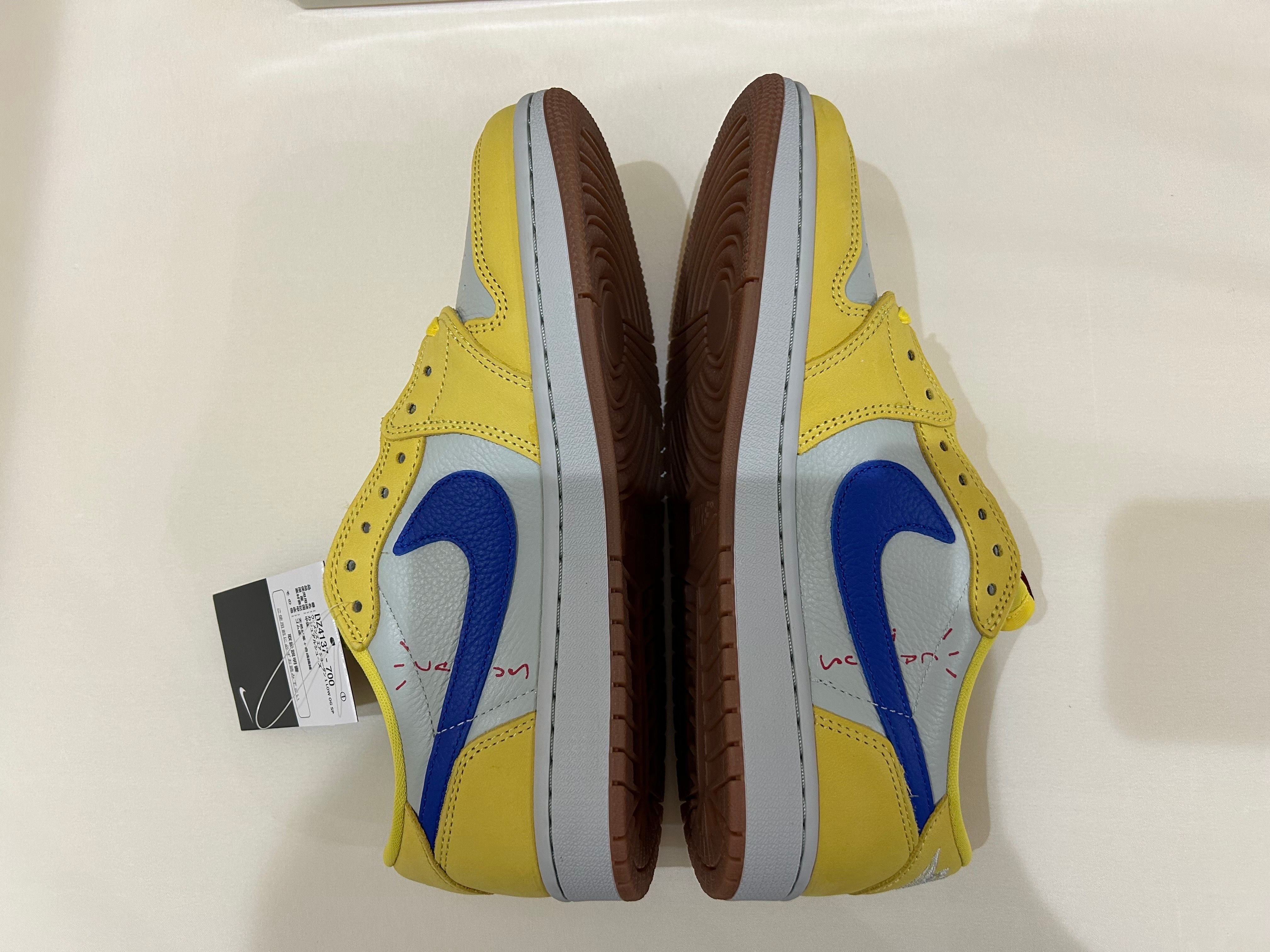 Travis Scott × Nike Women's Air Jordan 1 Retro Low OG "Canary"
